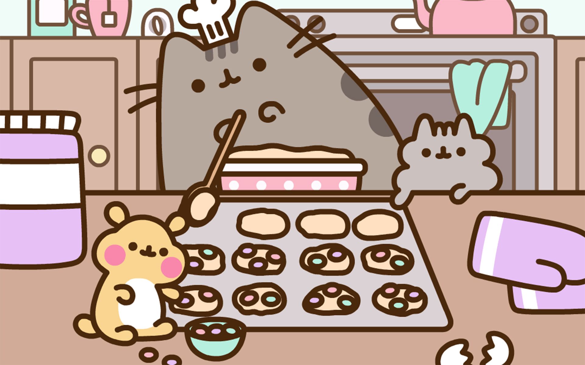 1920x1200 Pusheen Family Plush the Cat Collection Boxed Set I Am Pusheen the Cat the Many