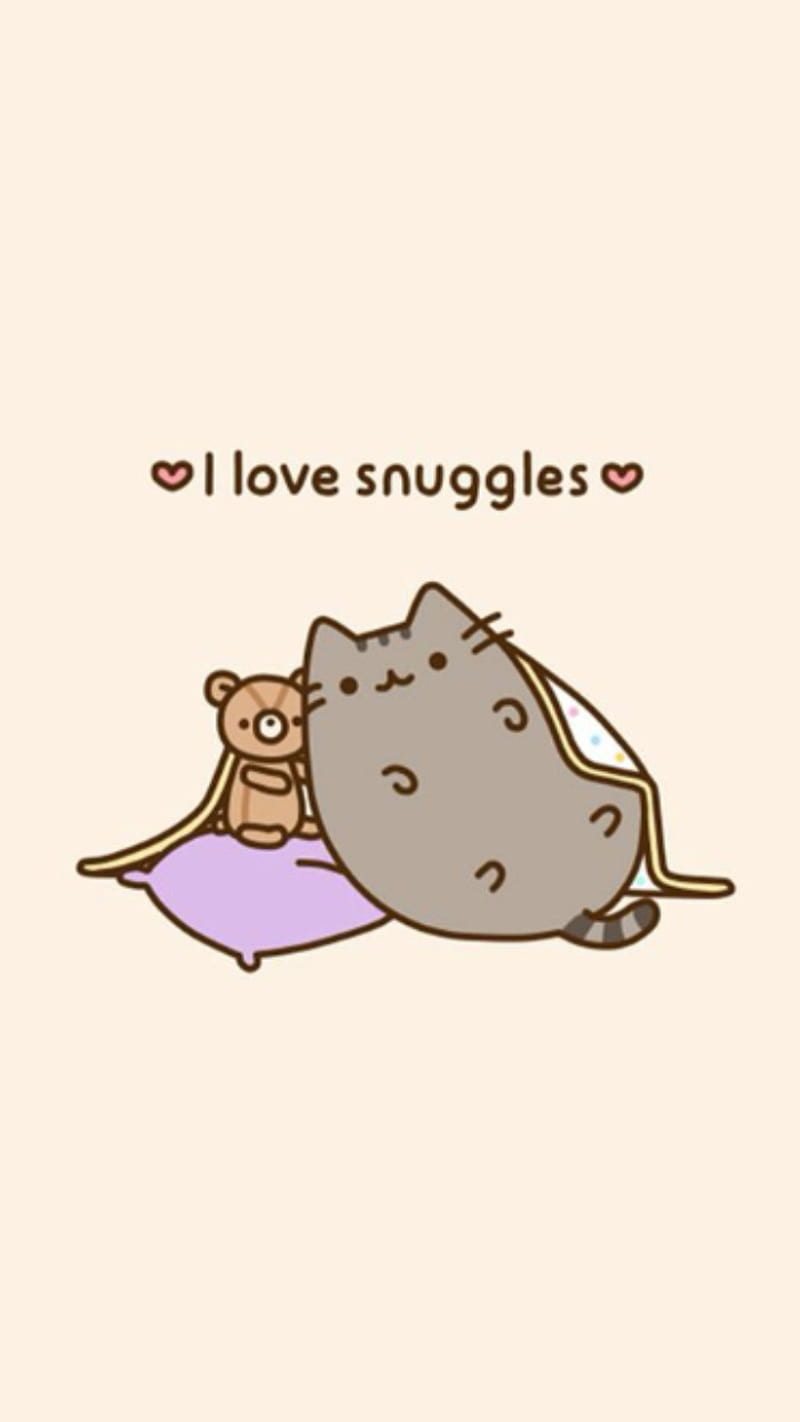 800x1422 Pusheen, cat, cats, cute, cute cat, cute cats, pusheen the cat, HD phone wallpaper