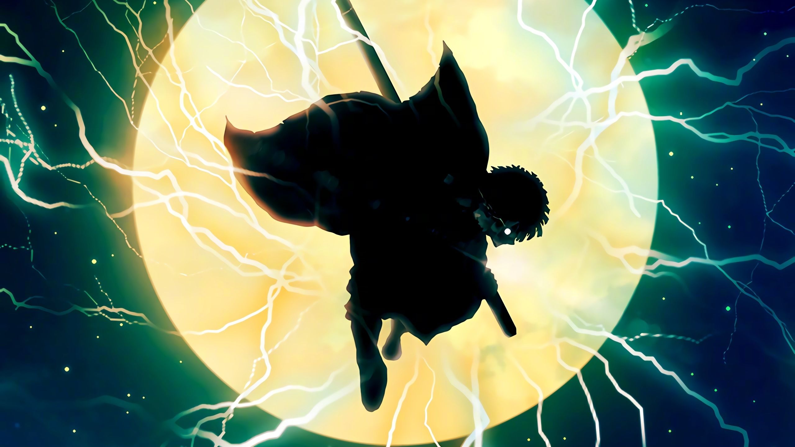2560x1440 Zenitsu Demon Slayer Wallpaper