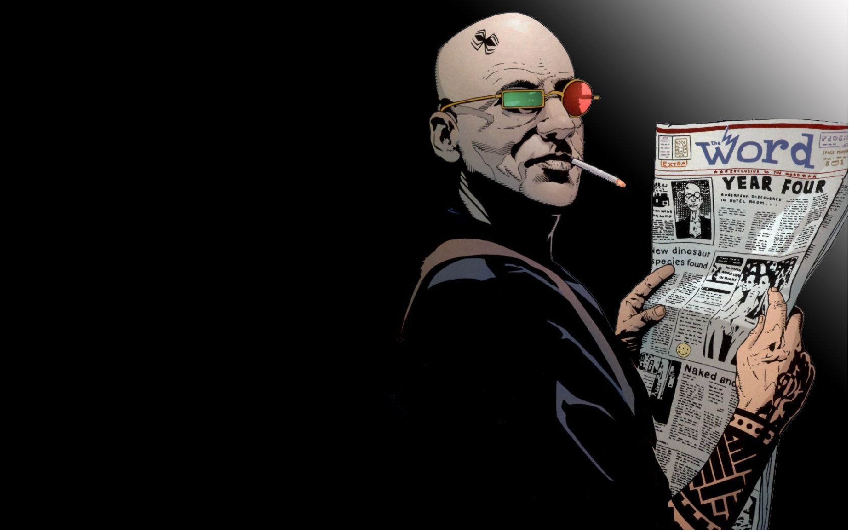 1680x1050 Desktop wallpaper: Spider Jerusalem, Comics, Transmetropolitan 4K free download for PC. 580420