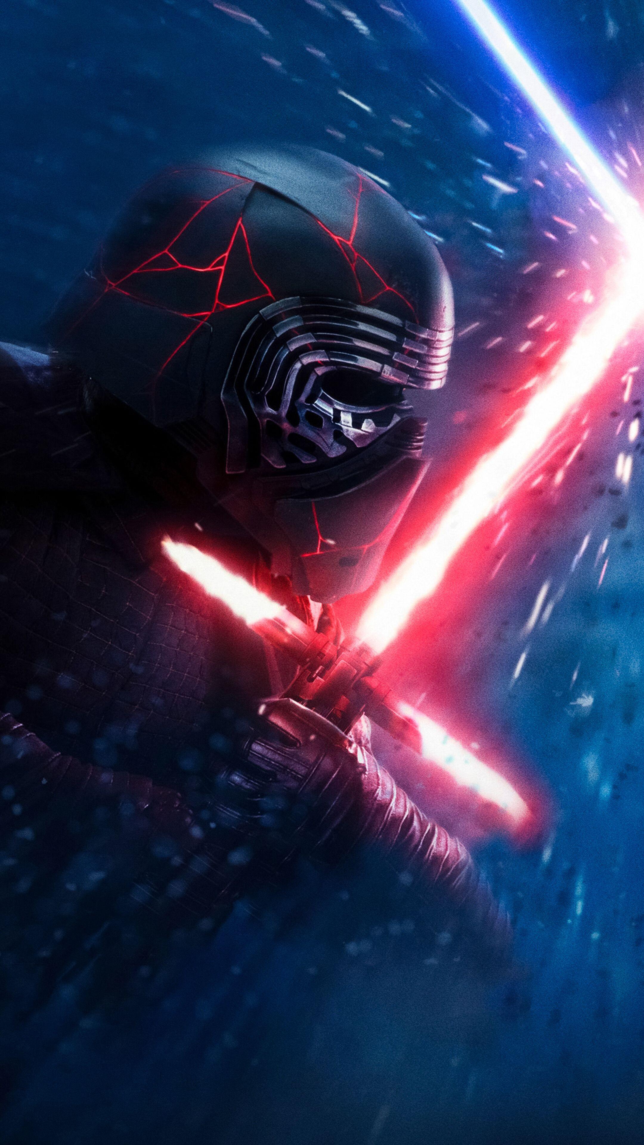 2160x3840 Kylo Ren, Lightsaber, Star Wars The Rise of Skywalker, 4K iPhone 6s, 6 HD Wallpaper, Image, Background, Photo and Picture. Mocah.org HD Wallpaper