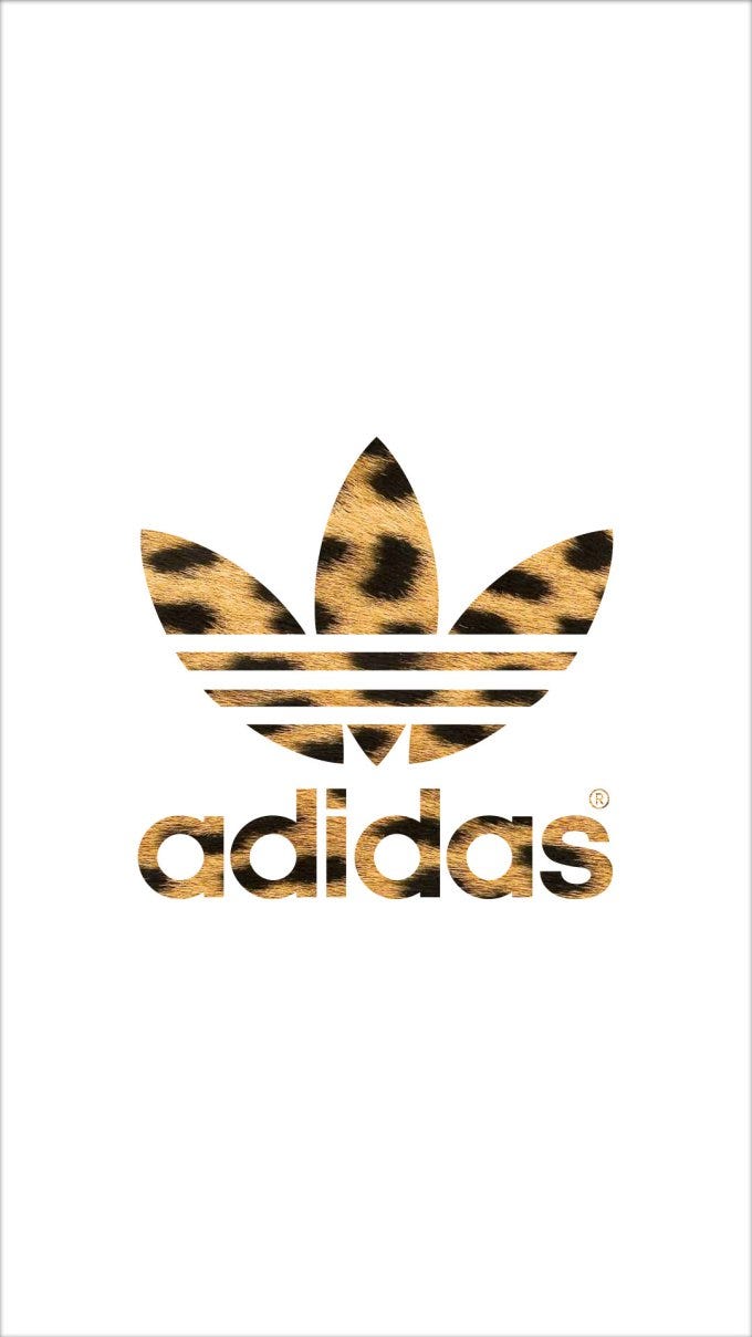 680x1209 ヒョウ柄アディダスロゴ/adidas Logo.