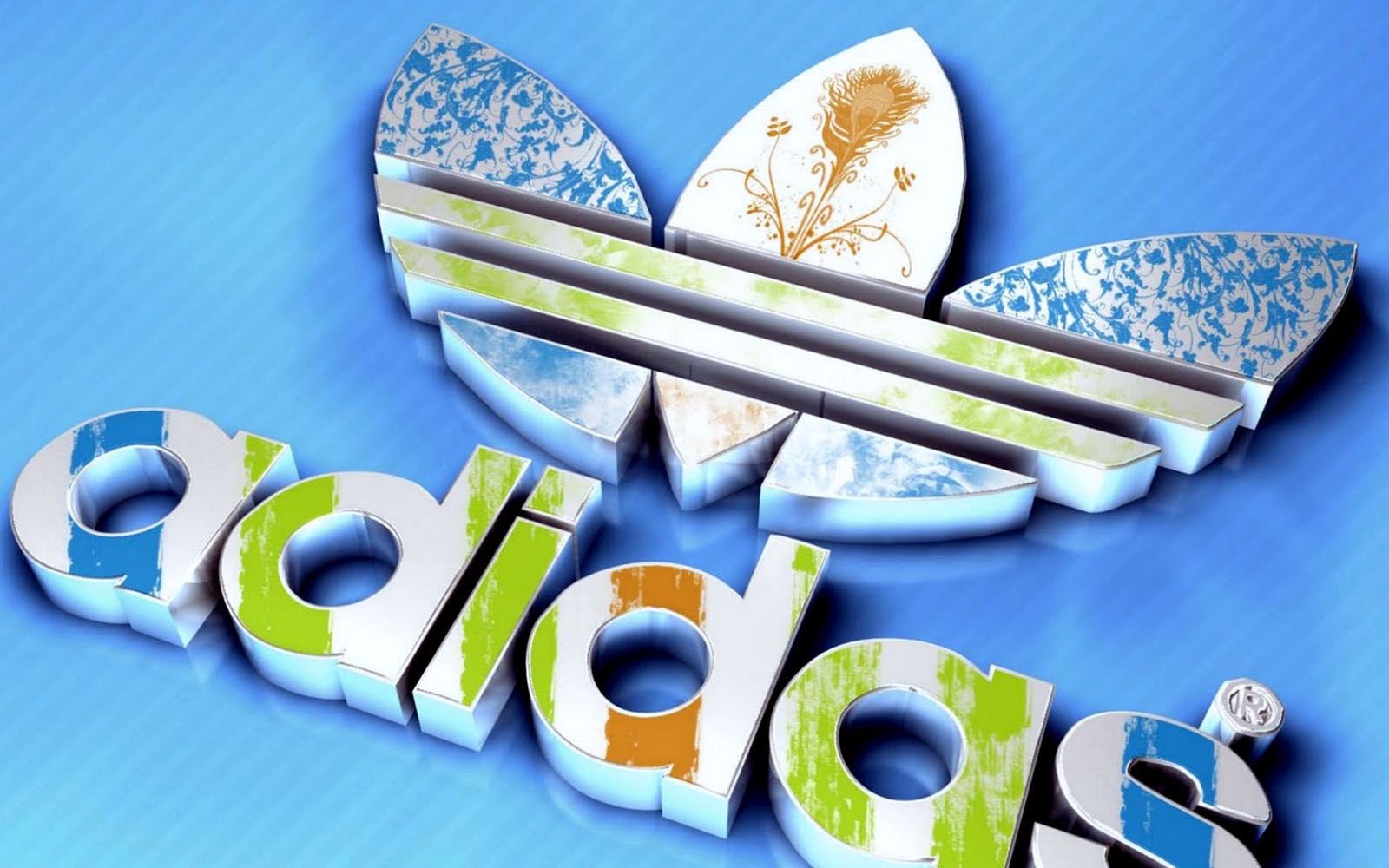 1600x1000 3D Adidas Logo Wallpaper HD / Desktop and Mobile Background