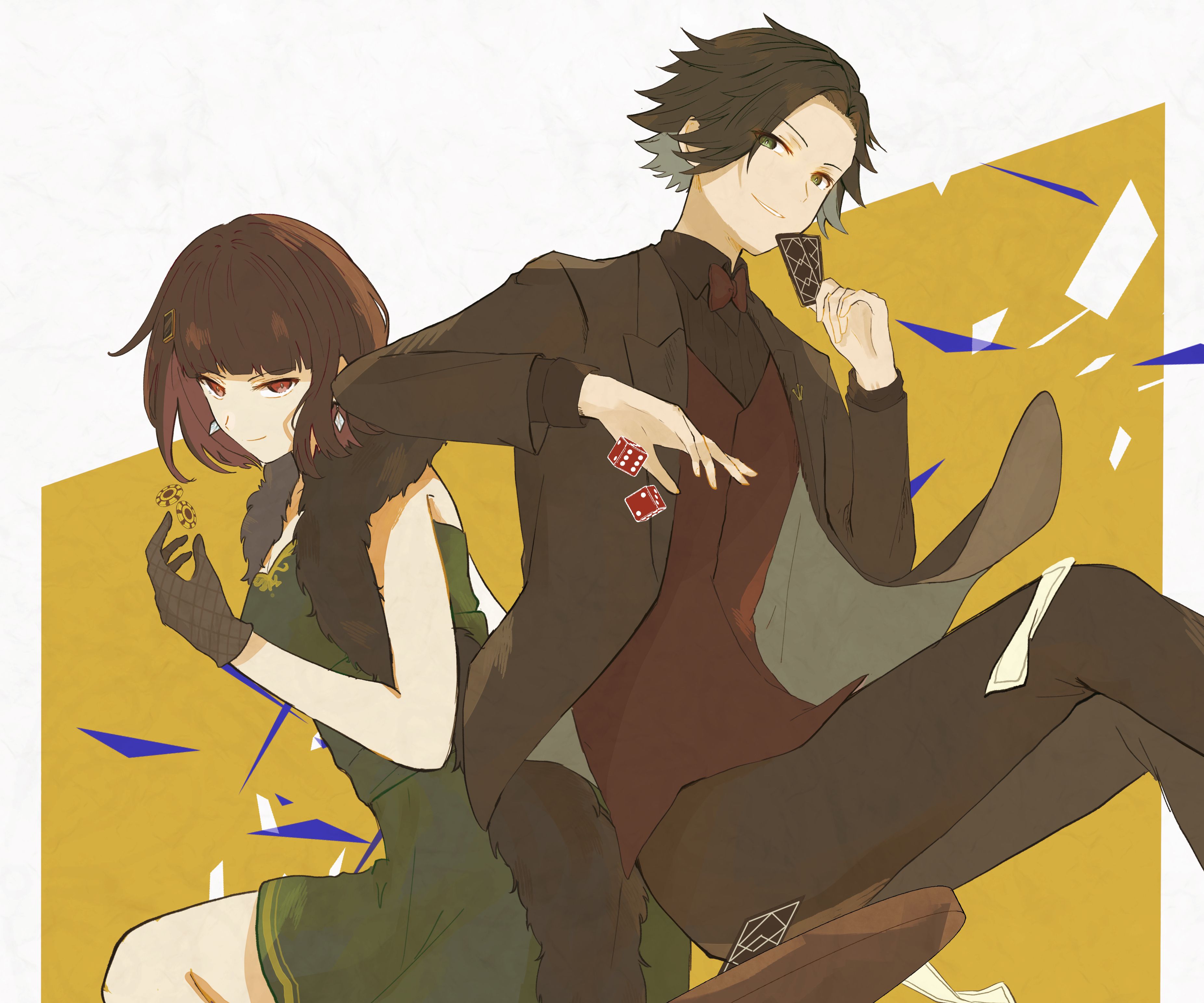 3704x3087 Phone wallpaper: Ranpo Edogawa, Anime, Bungou Stray Dogs, Akiko Yosano 1059299