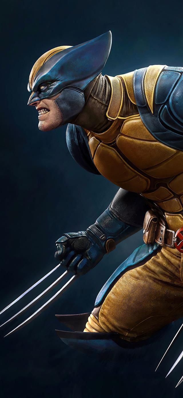 640x1387 Best Wolverine iPhone 12 HD Wallpaper
