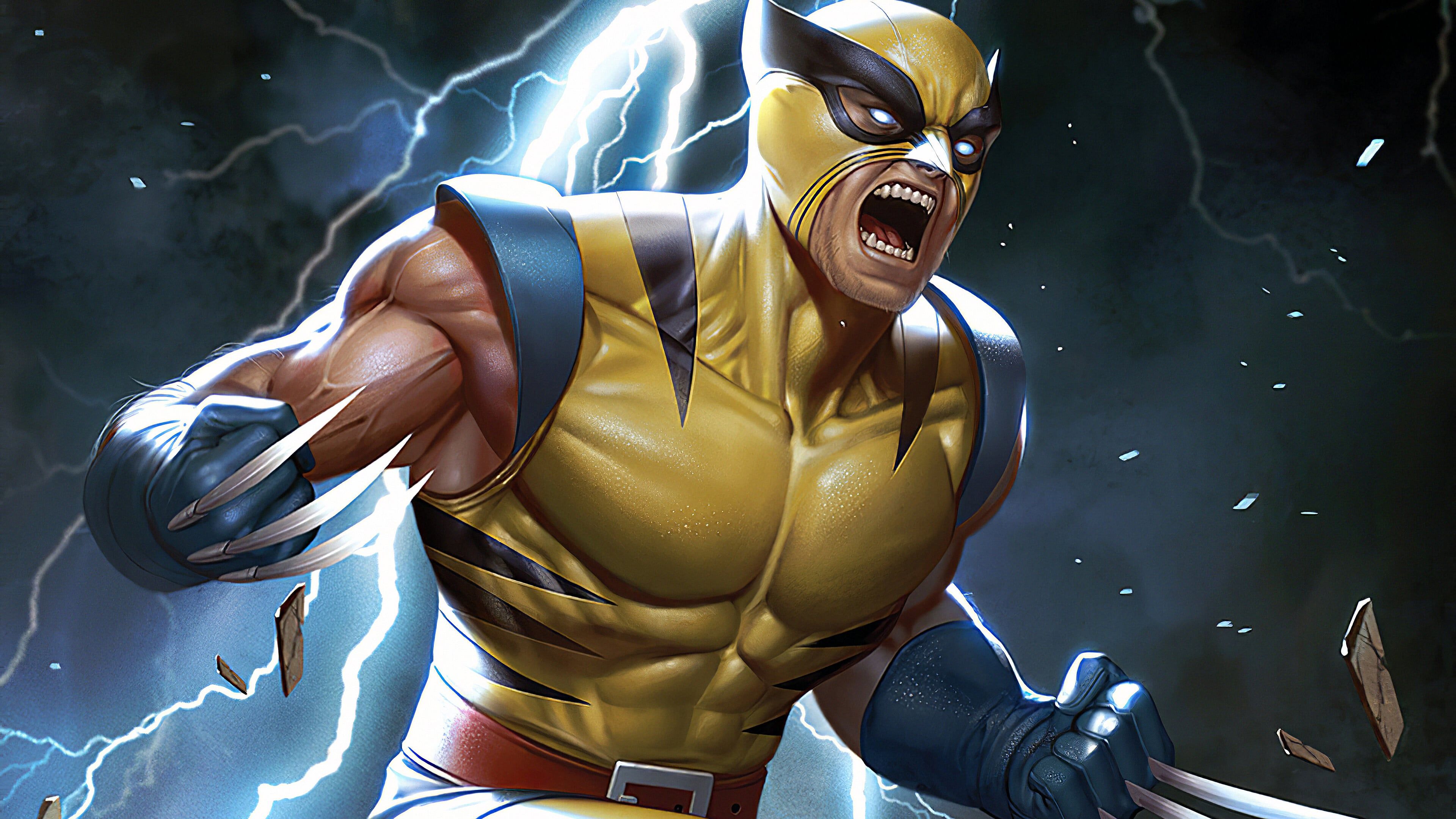 3840x2160 Wolverine Fanart Wallpaper 4K for Desktop
