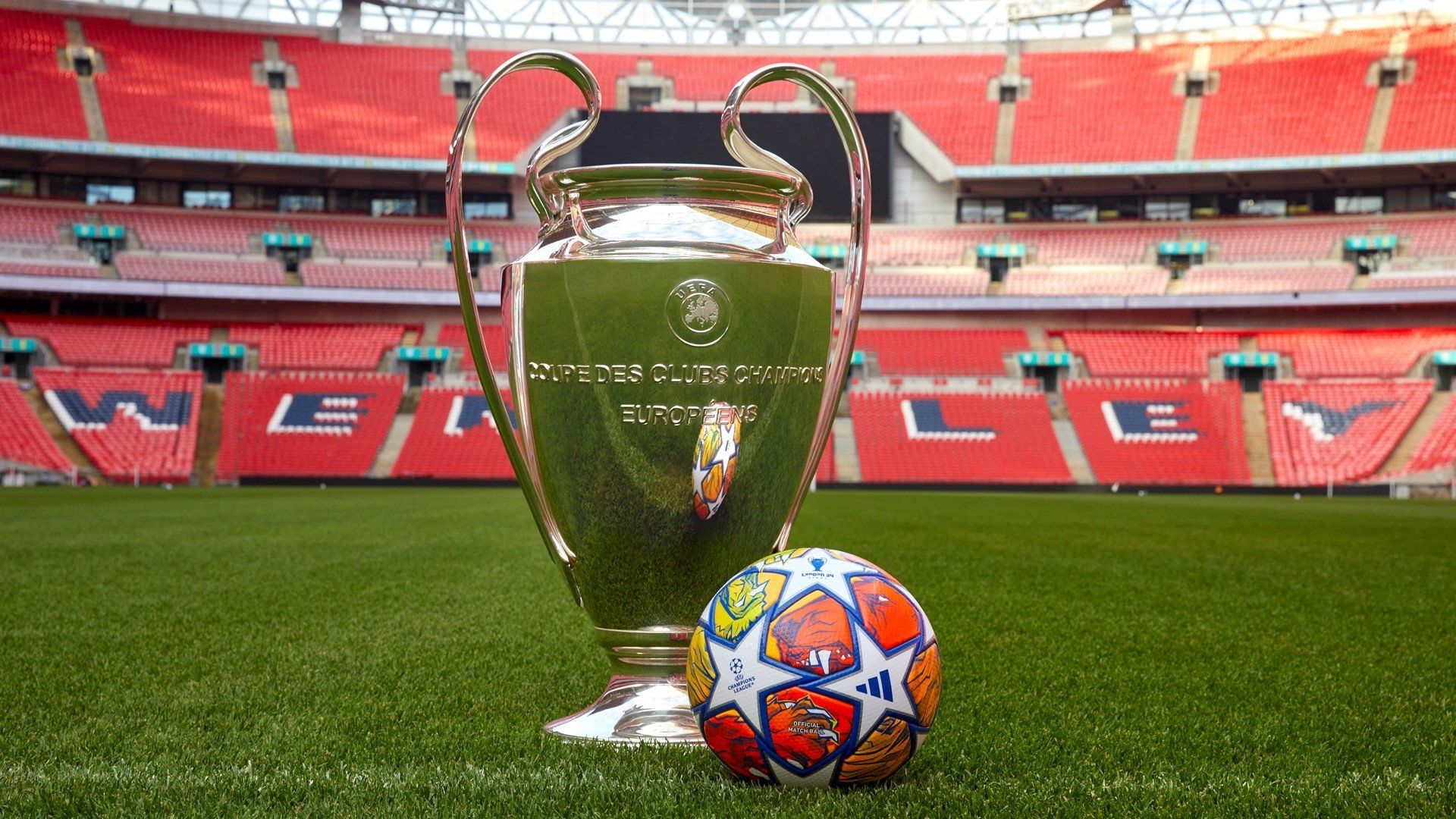 1920x1080 UEFA Champions League Trophy and Ball HD Wallpaperx1080