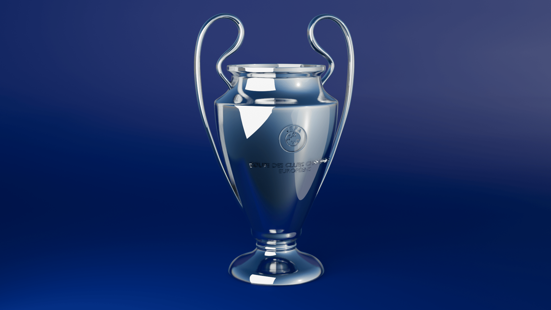 1920x1080 UEFA Champions League trophy 3D Print Model