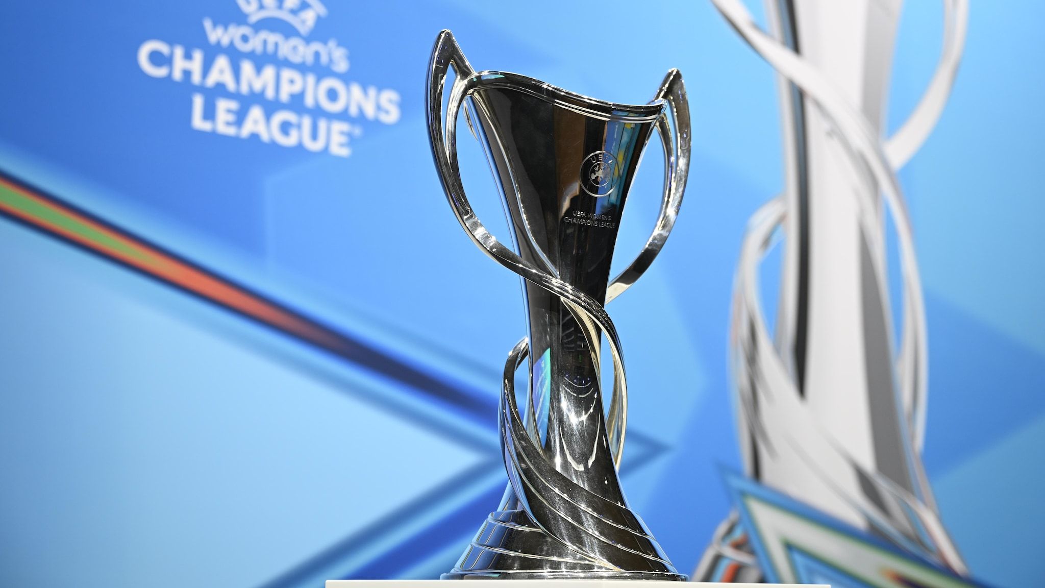 2048x1152 The UEFA Women's Champions League Trophy. UEFA Women's Champions League 2025 26