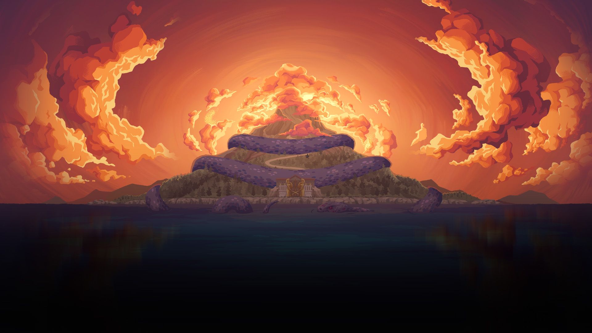 1920x1080 Background.Gallery. Background Two Crowns of Olympus