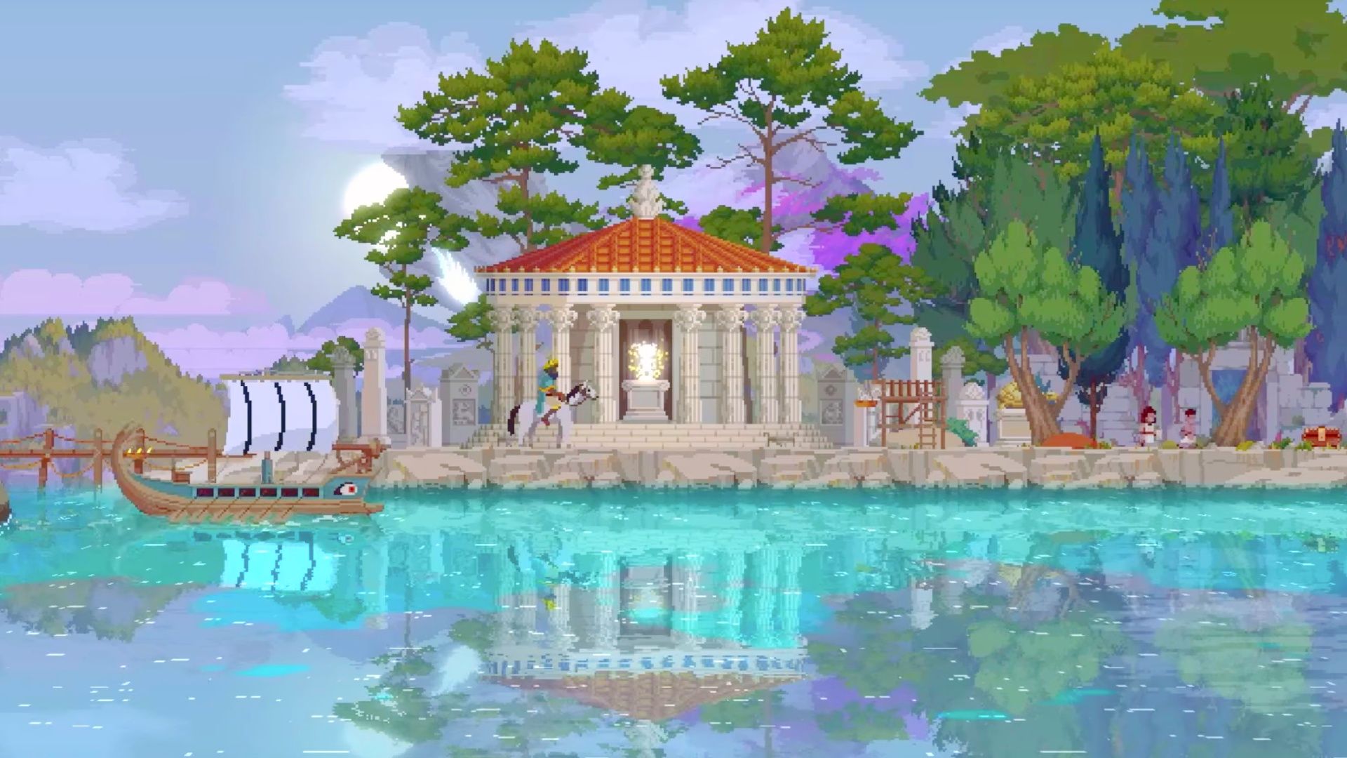 1920x1080 Pixel strategy game Kingdom Two Crowns reveals DLC, coming very soon