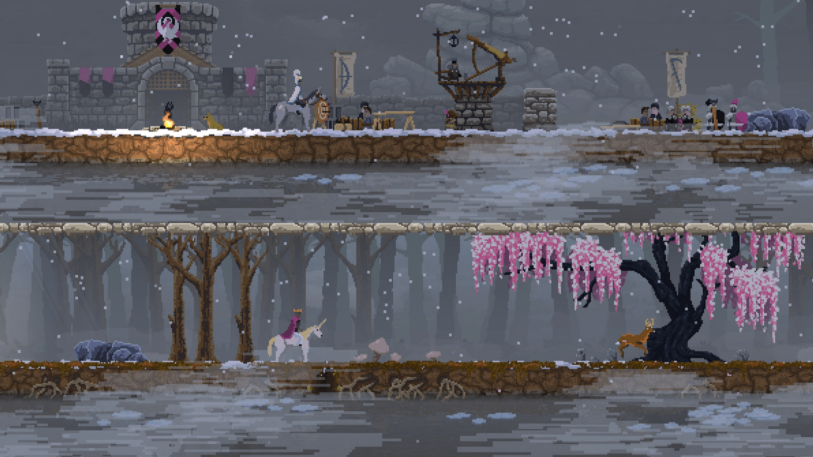 1600x900 Kingdom Two Crowns starts cooperative lording in December. Rock Paper Shotgun