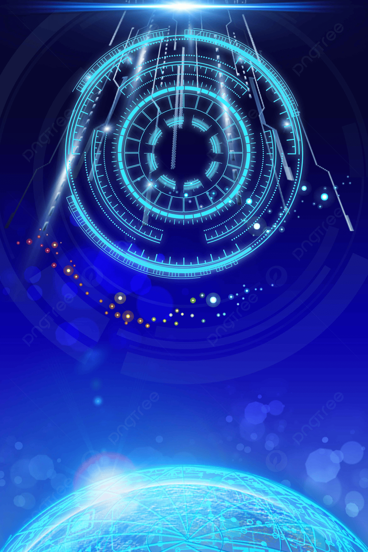 1200x1799 Blue Technology Sense Starry Sky Smart Technology Change Life Poster Background Wallpaper Image For Free Download
