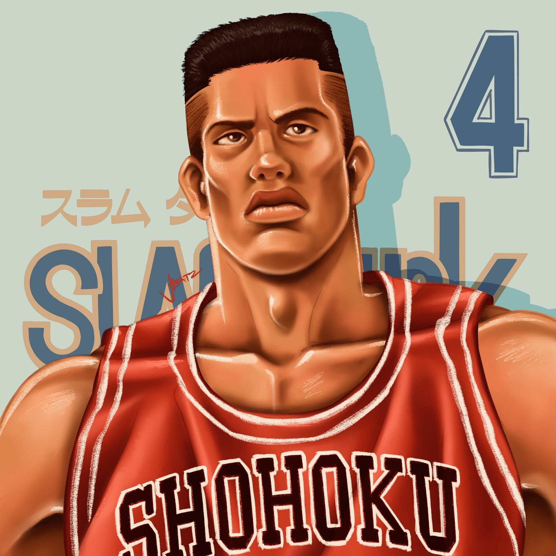 1920x1920 Takenori Akagi Wallpaper