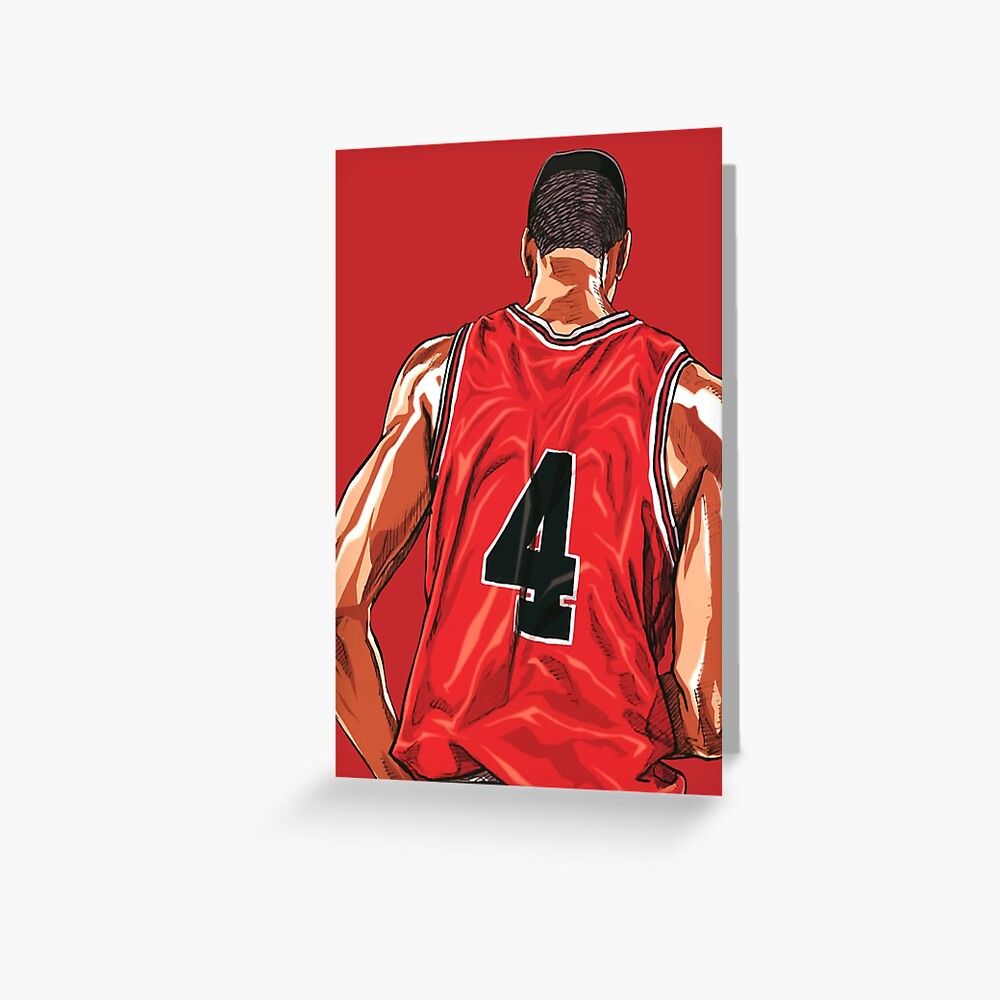1000x1000 Slam Dunk Akagi Takenori Greeting Card
