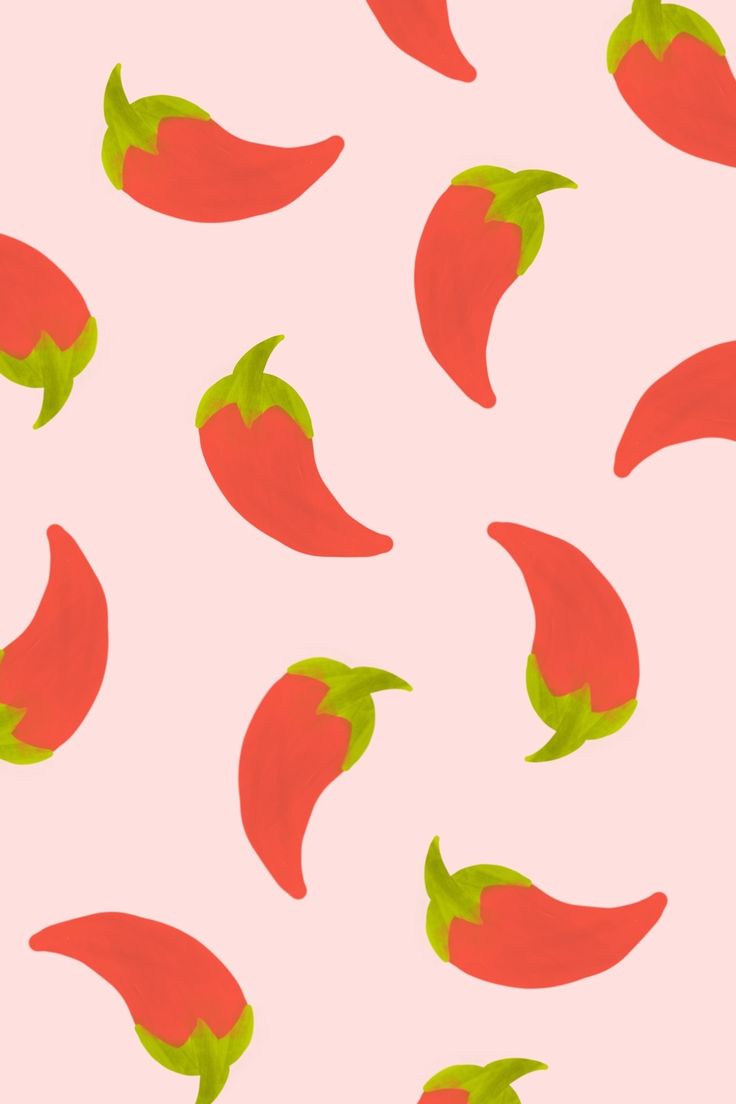 736x1104 Chili Pepper Valentine February Desktop Mobile Wallpaper