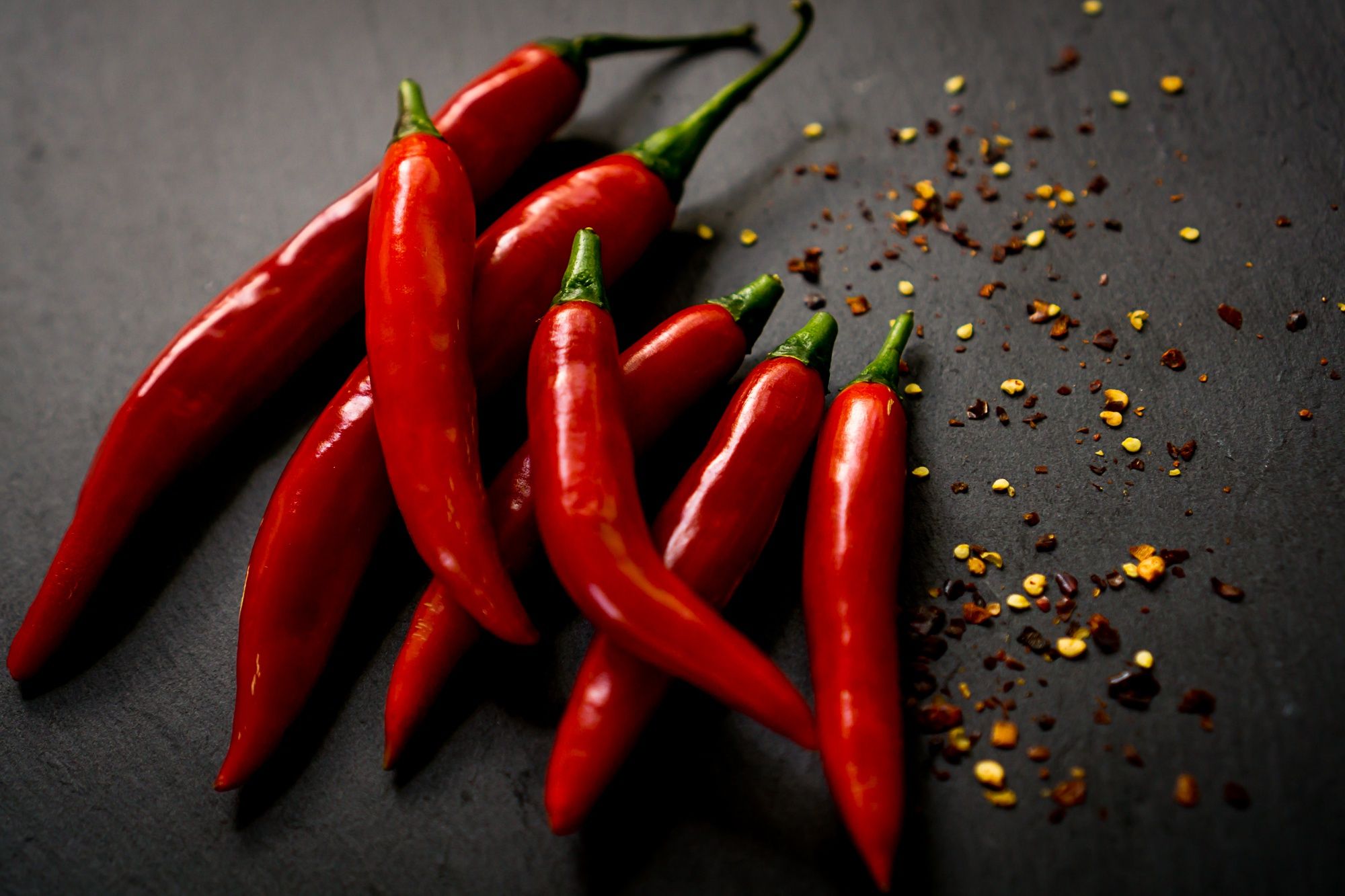 2000x1333 Wallpaper background, food, Red Hot Chilli Pepper for mobile and desktop, section еда, resolution 2000x1333