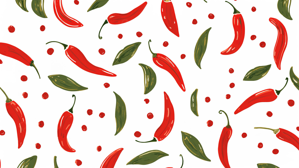 1200x673 Spicy Vector Background Seamless Pattern Of Red Chili Peppers Ideal For Mexican Food Texture And Vegetable Prints, Chilli, Chili, Hot Chilli Background Image And Wallpaper for Free Download