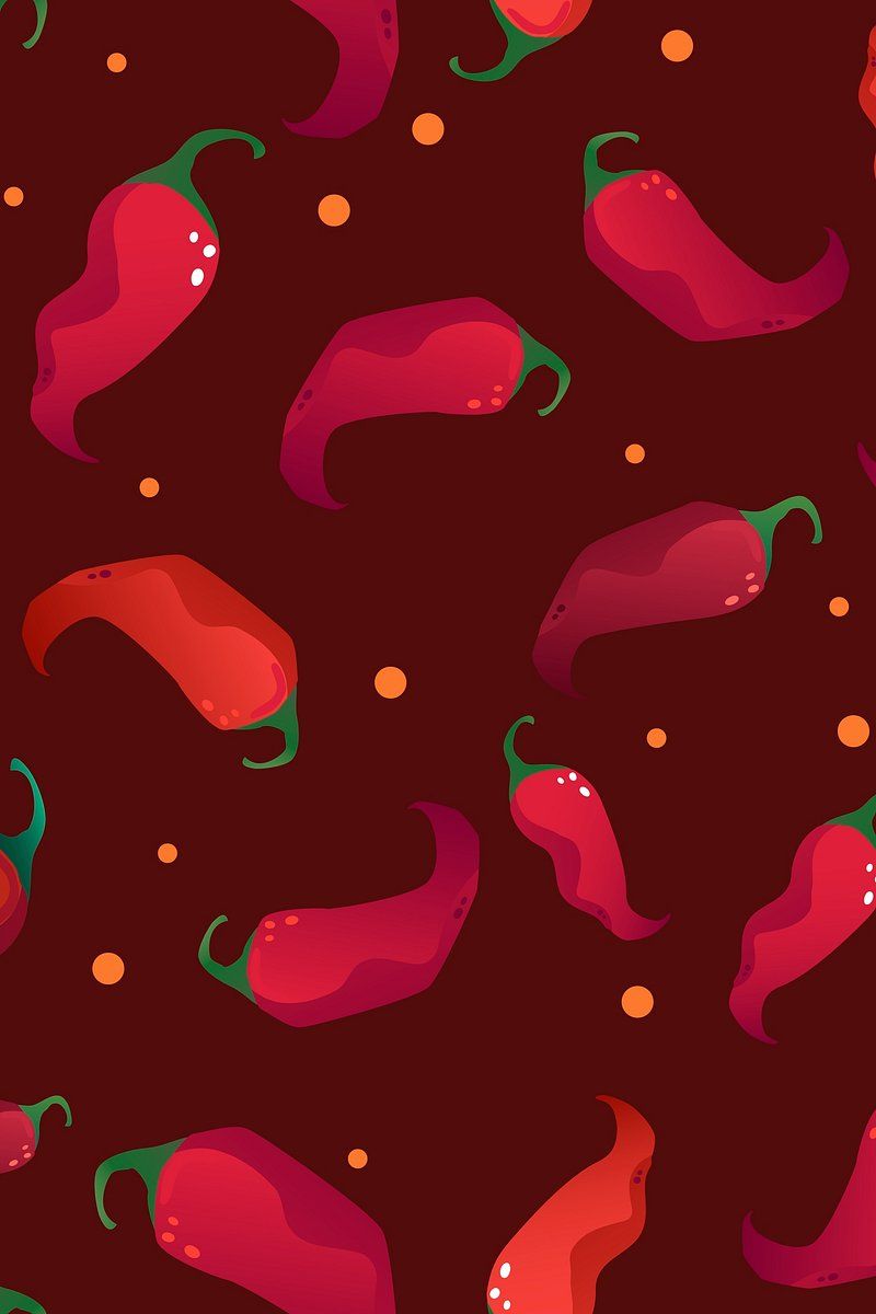 800x1200 Mexican chili pattern phone wallpaper