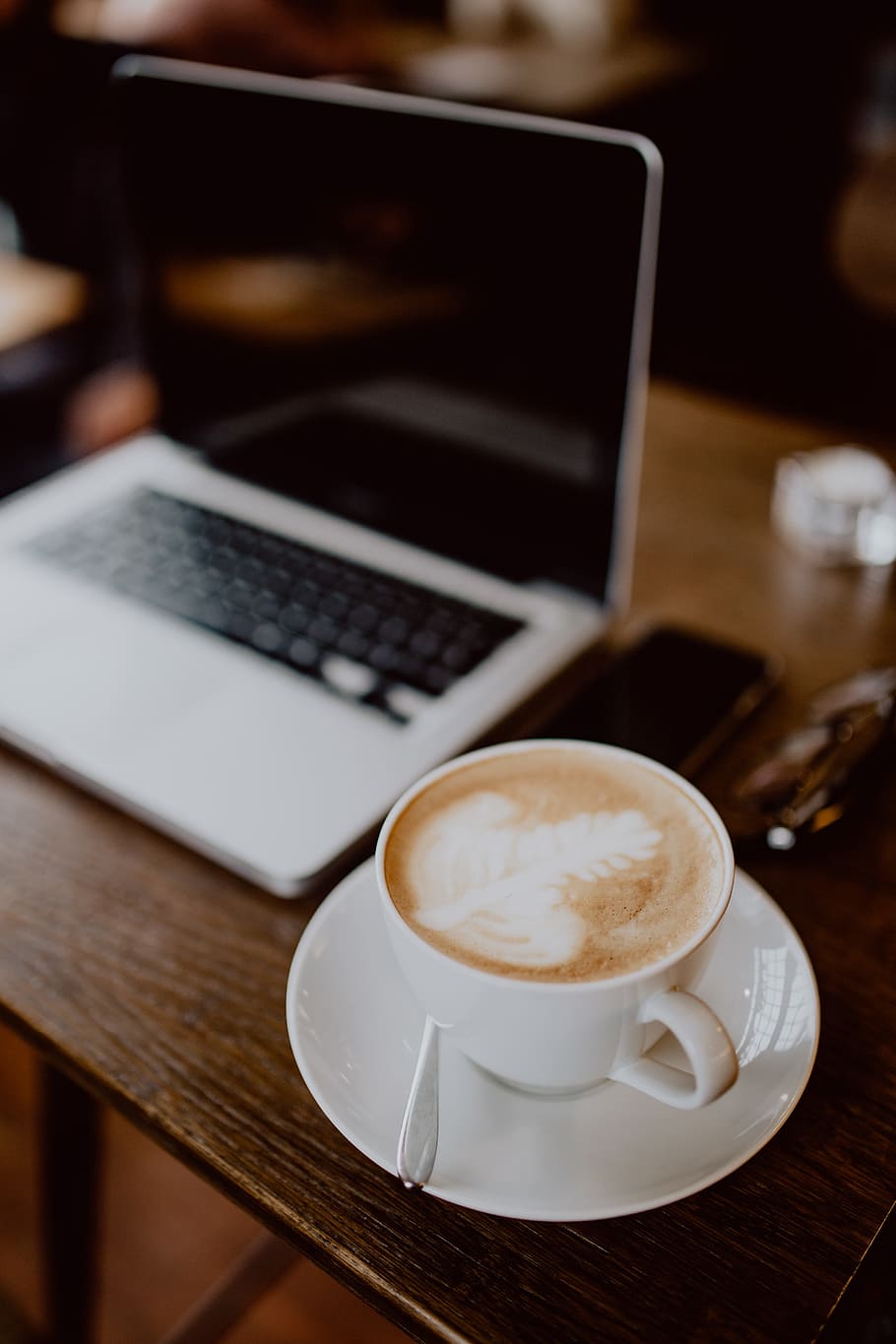 910x1365 cup, coffee, table, cafe, interior, tech, technology, work