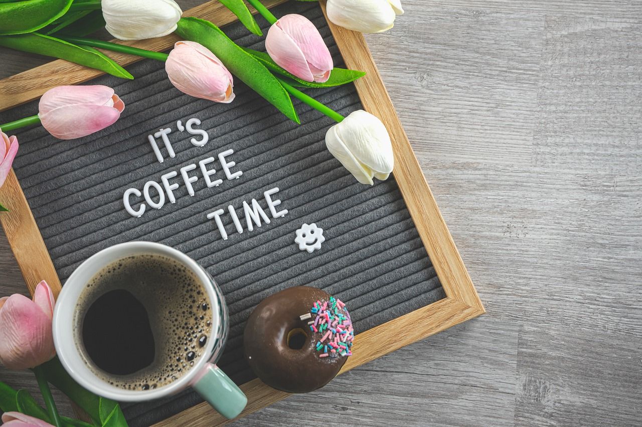 1280x853 Spring Coffee Desktop Wallpaper