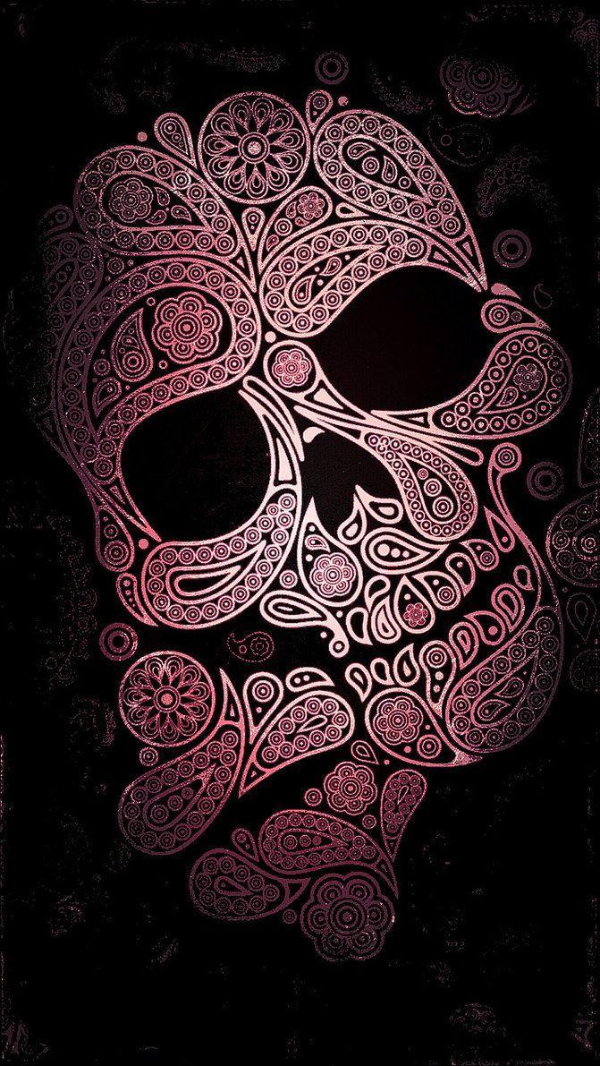 671x1191 Black And Pink Wallpaper