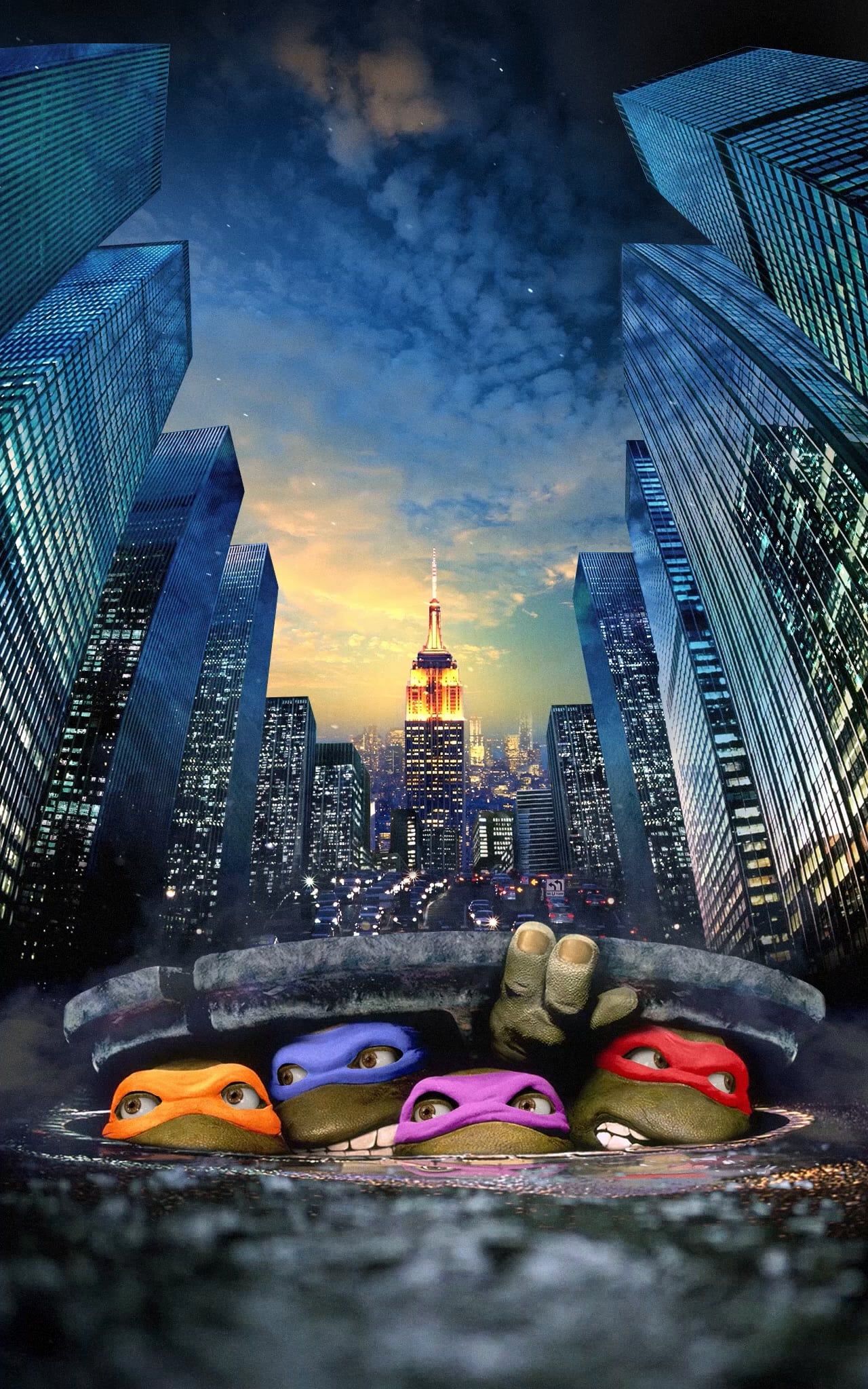 1280x2048 My motion poster for TMNT 1990. Sound on