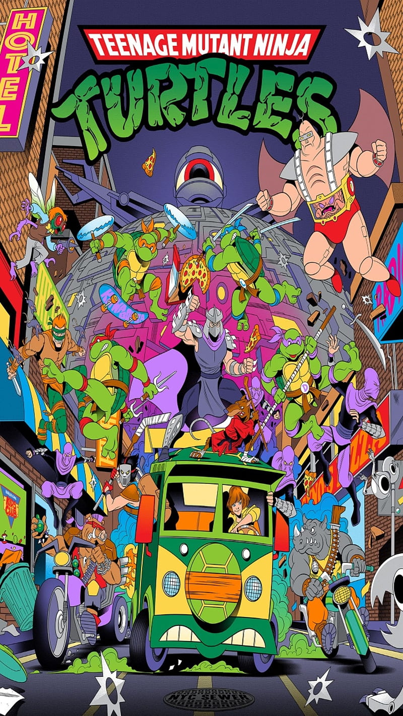 800x1422 Turtle Power, tmnt, Teenage Mutant Ninja Turtles, HD phone wallpaper