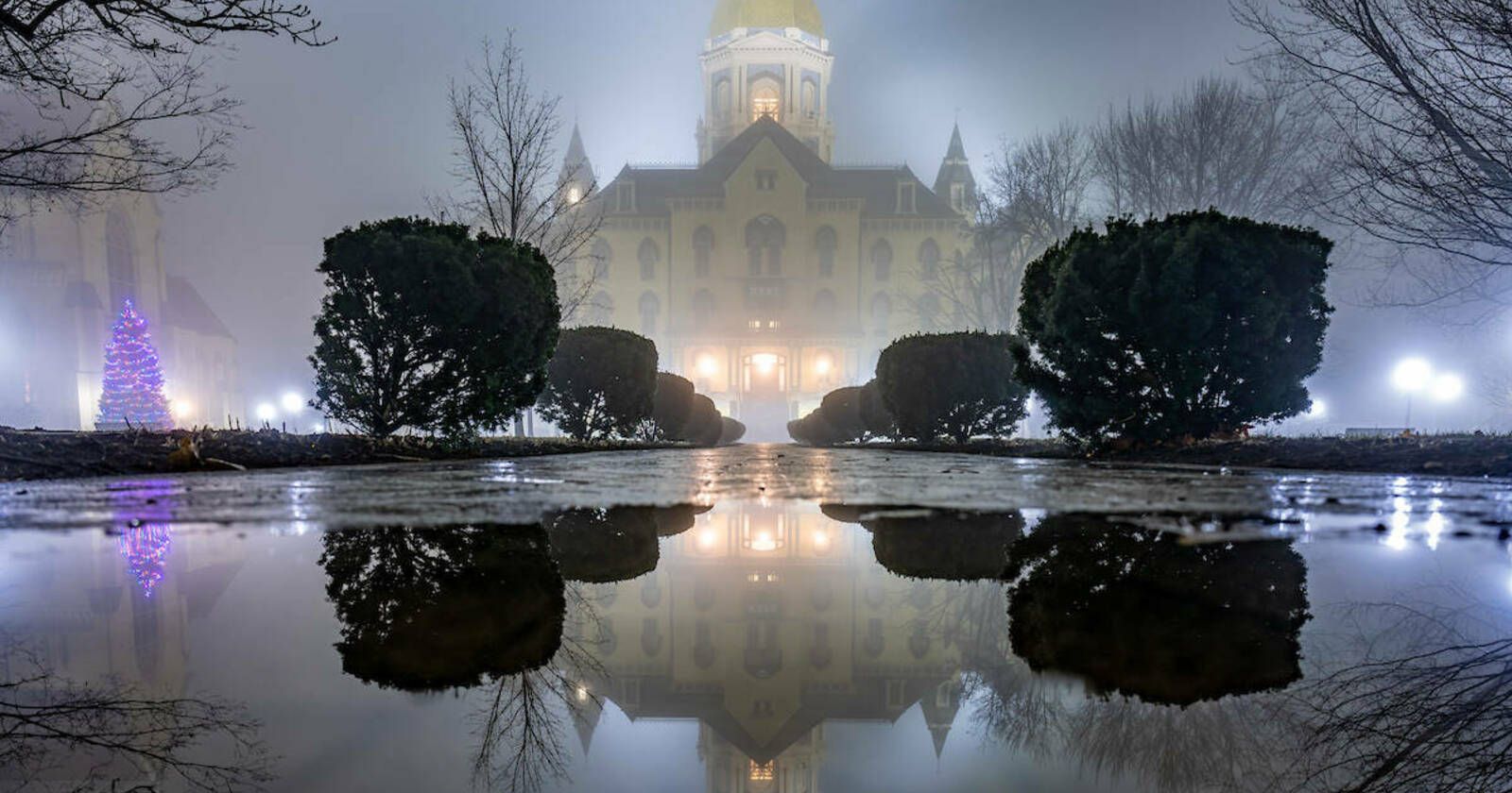 1600x840 Photo of the Week: A Time to Reflect. Stories. Notre Dame Magazine. University of Notre Dame