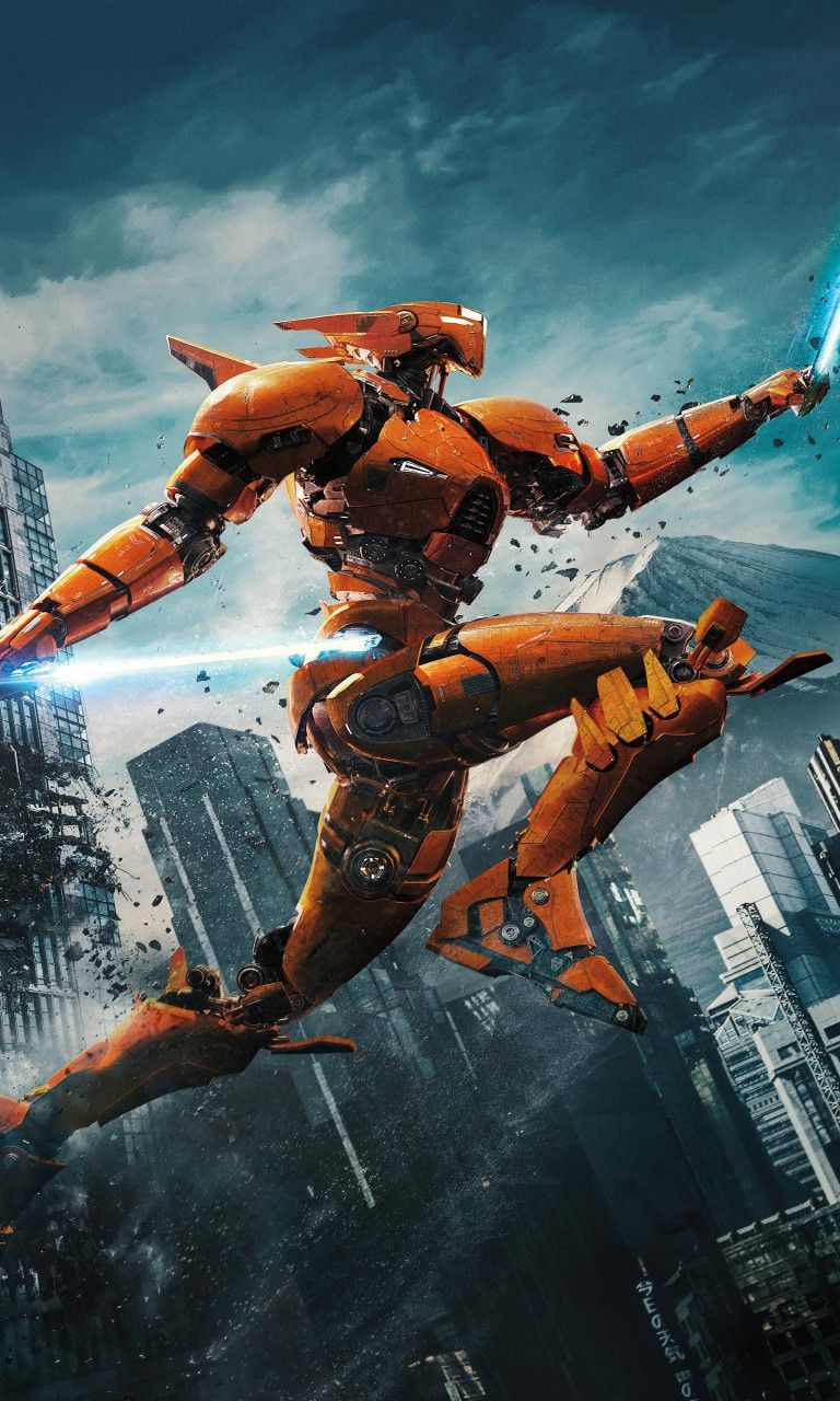 768x1280 Saber Athena Pacific Rim Uprising 4K Wallpaper
