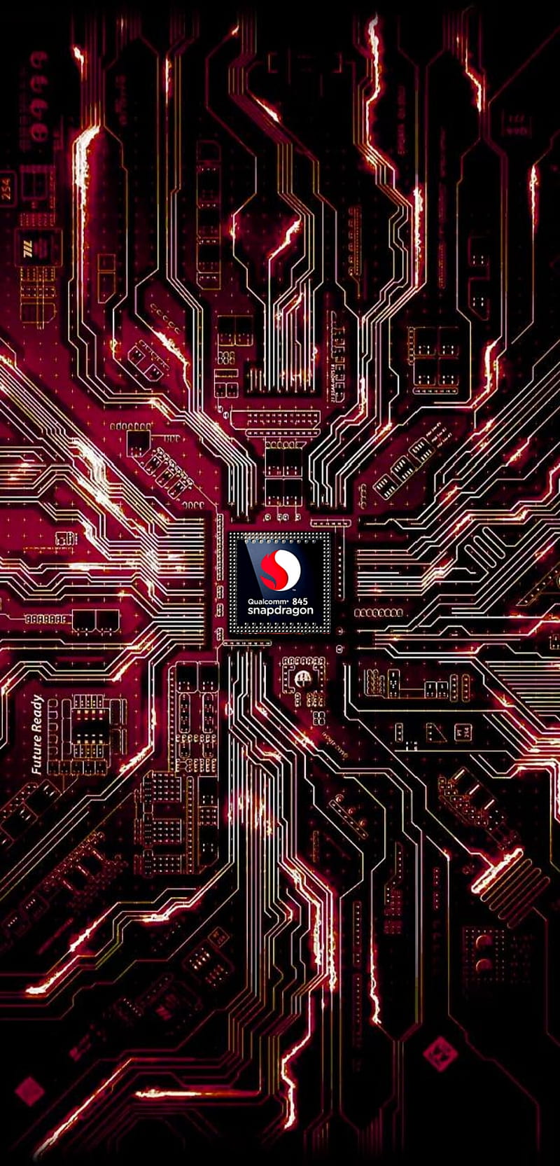 800x1665 Snapdragon ultimate, circuit, technology, HD phone wallpaper