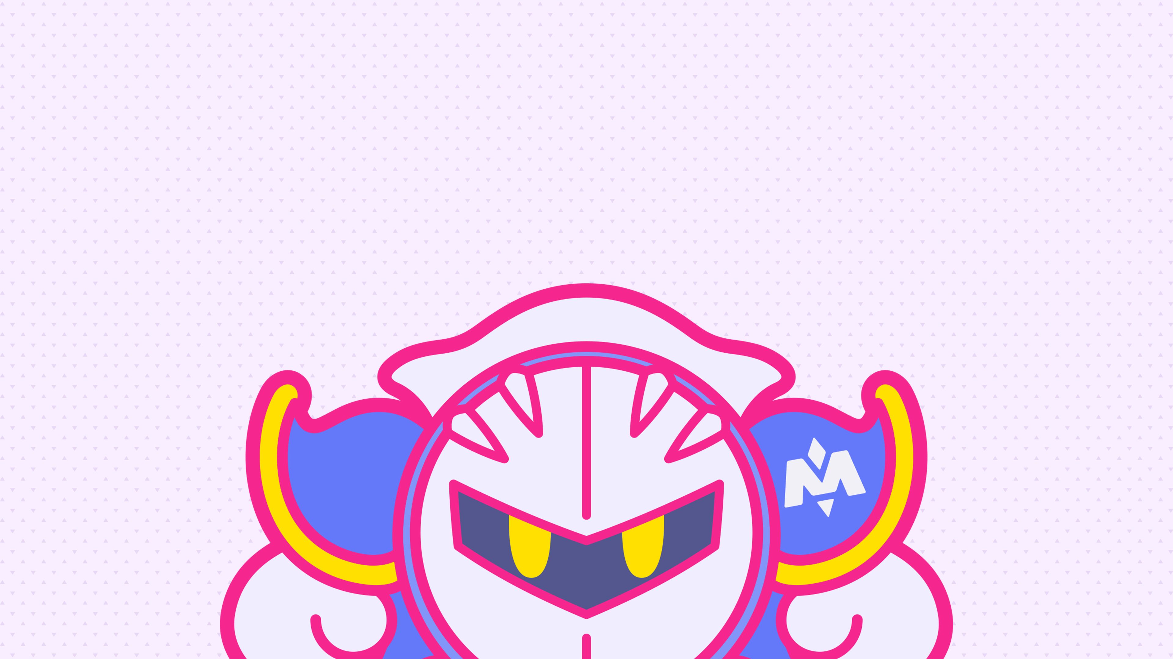 3840x2160 Kirby's 30th Anniversary Meta Knight Wallpaper with Monocle