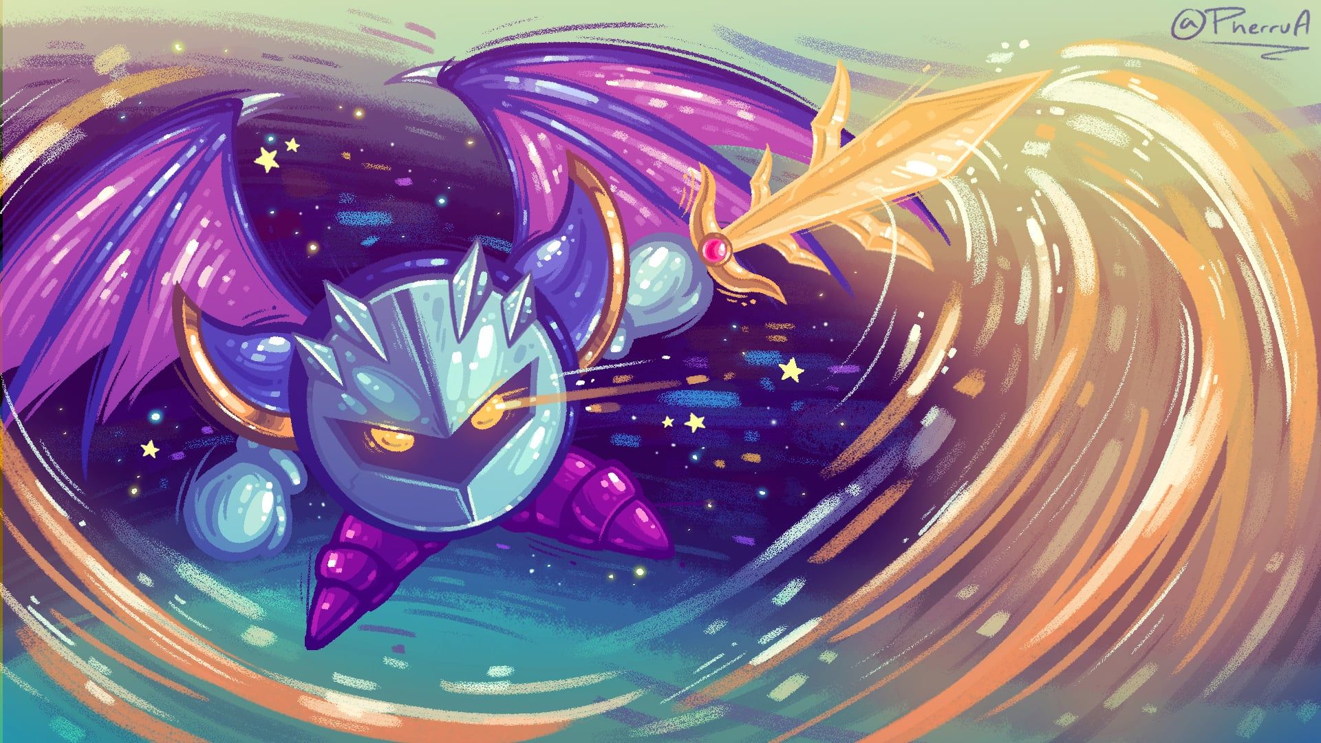 1920x1080 I Drew Ya Boy, Meta Knight!