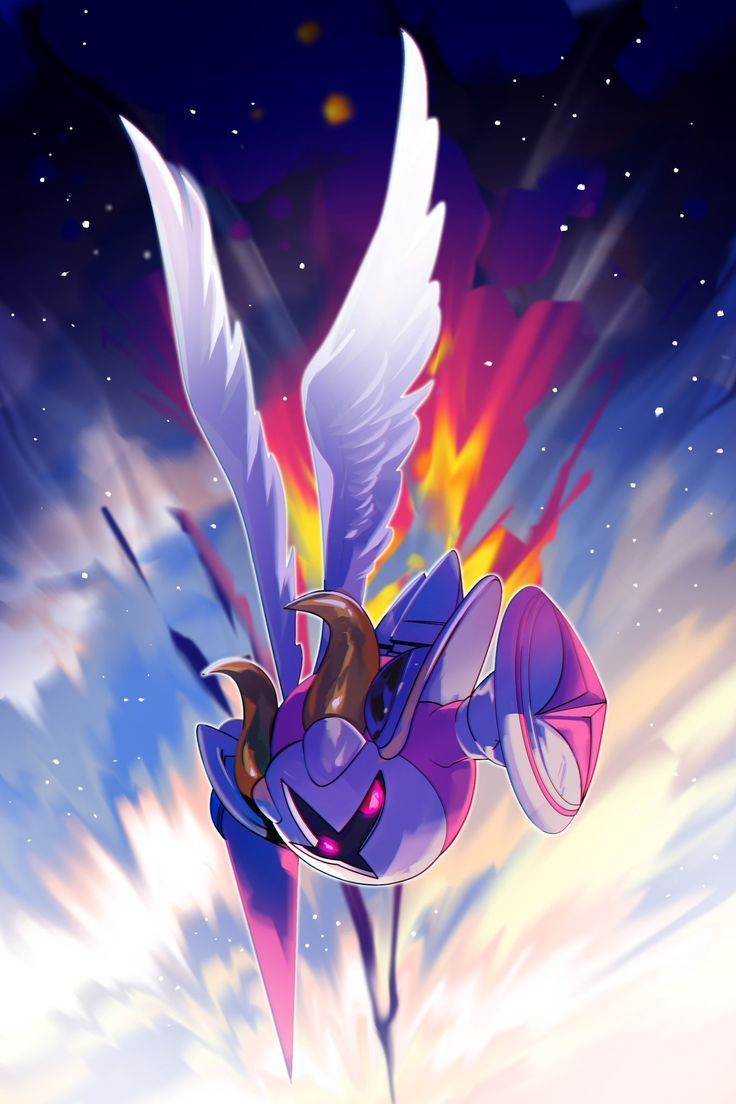 736x1104 Galacta knight art. Meta knight wallpaper iphone, Super smash bros fanart, Kirby fanart