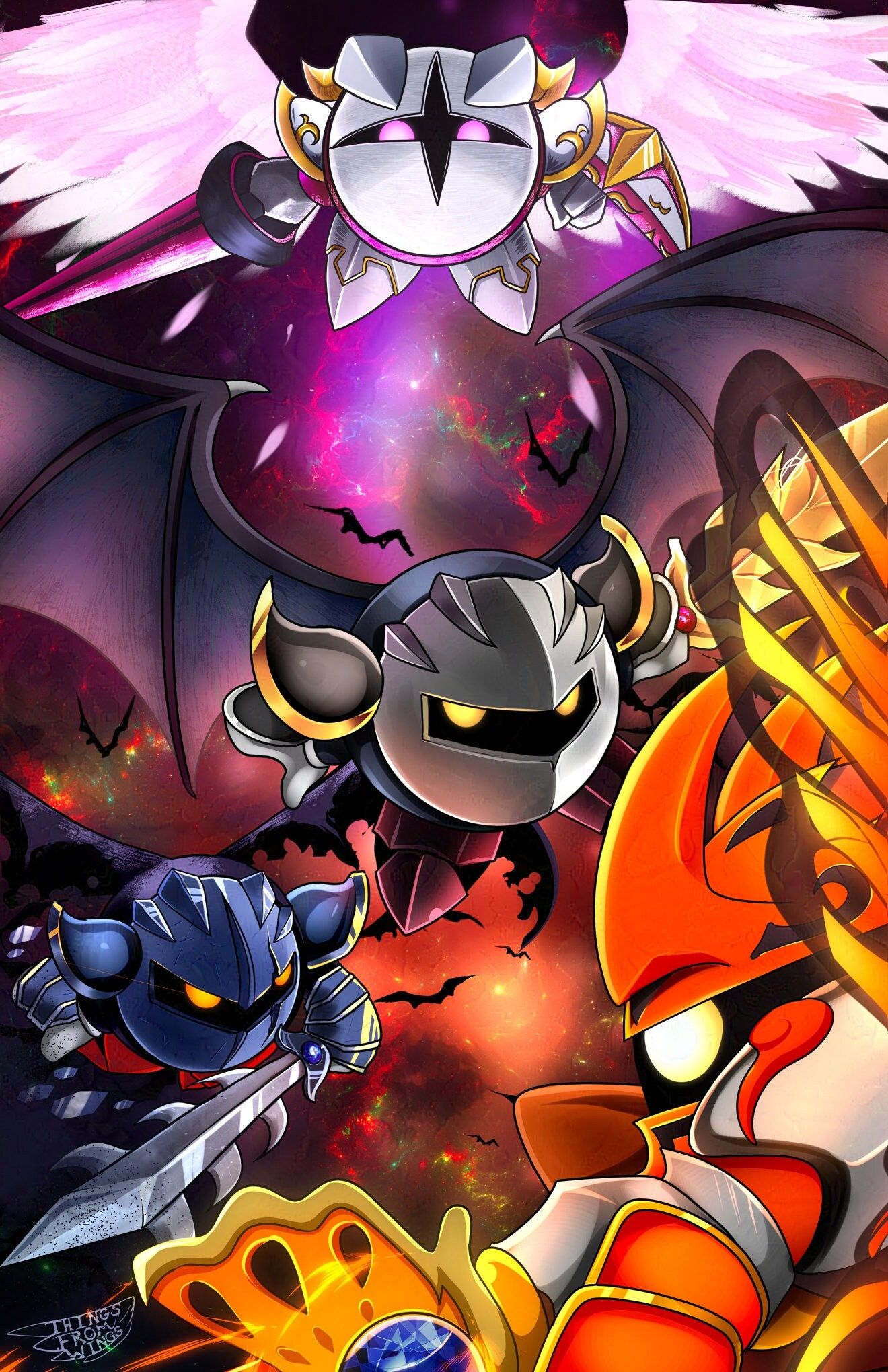 1320x2040 Galactic Swordsmen Showdown 11x17 Print