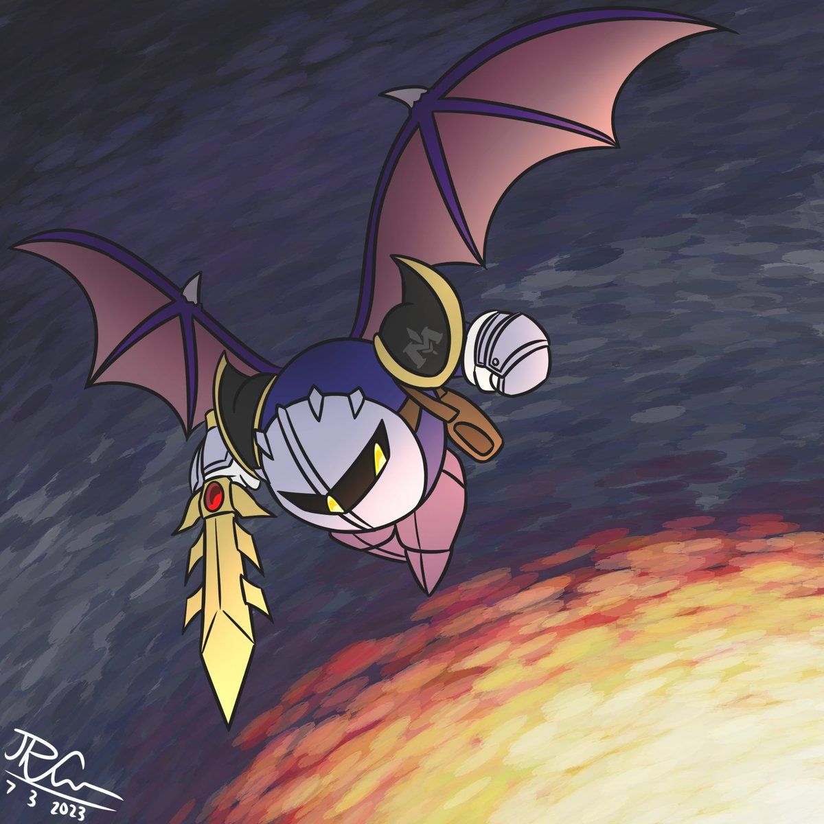 1200x1200 Meta Knight (Kirby, 2023 art)
