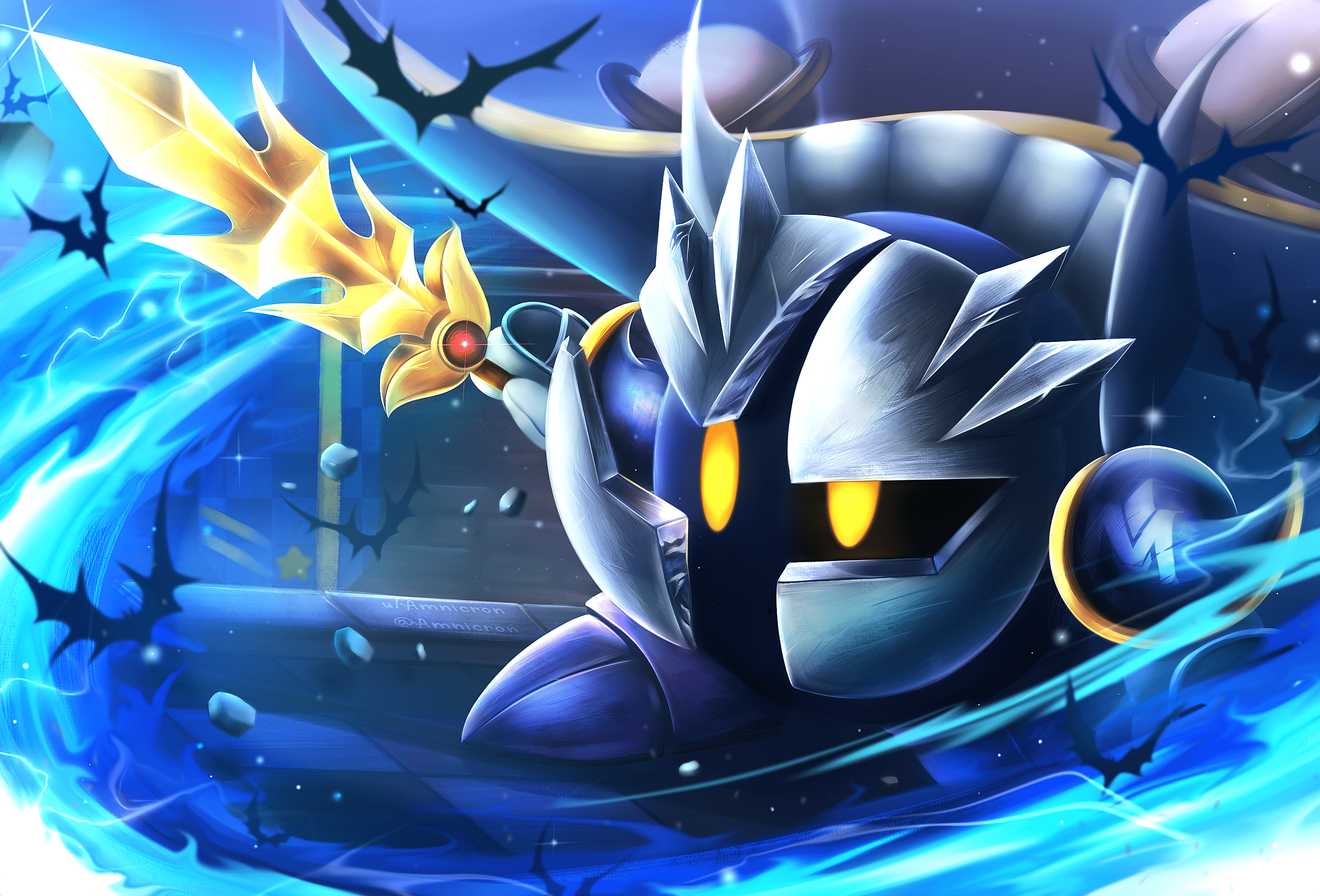 2800x1900 Served up a Meta Knight Drawing + Progress picture
