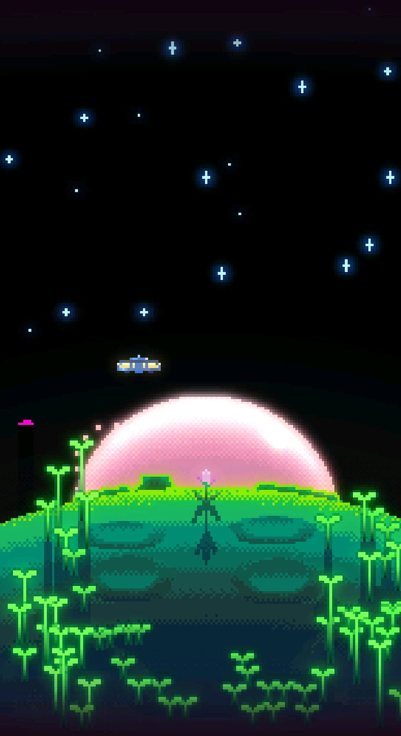 800x1470 Pixel galaxy, 8bit, galaxy, nature, HD phone wallpaper
