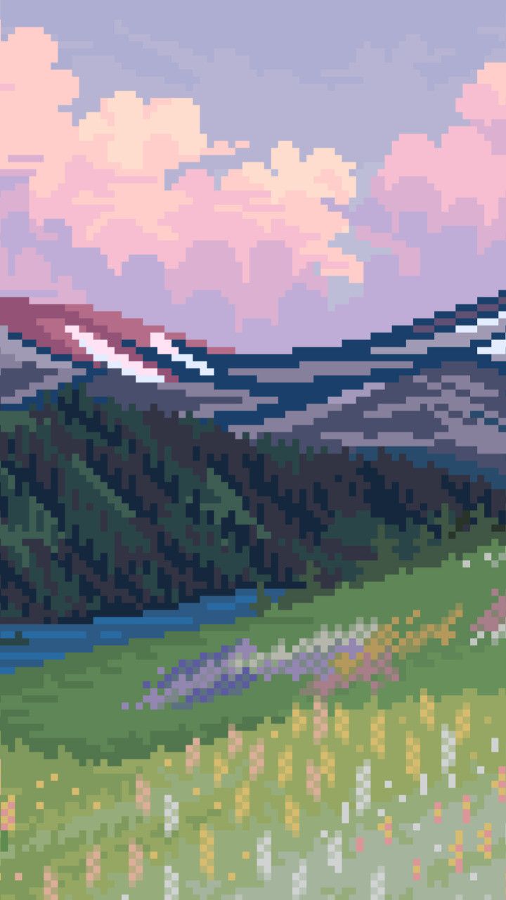 720x1280 Aesthetic Pixel Art HD Wallpaper 49283