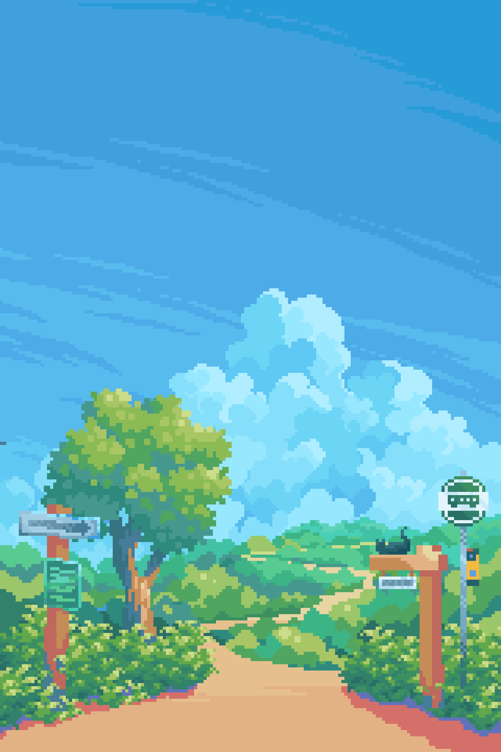 1600x2400 beach side bus stop, Ryan Haight