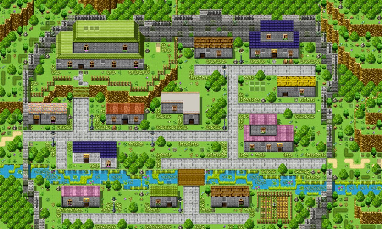 1280x769 draw pixel art landscape nature pixel background wallpaper retro scene tile 8bit