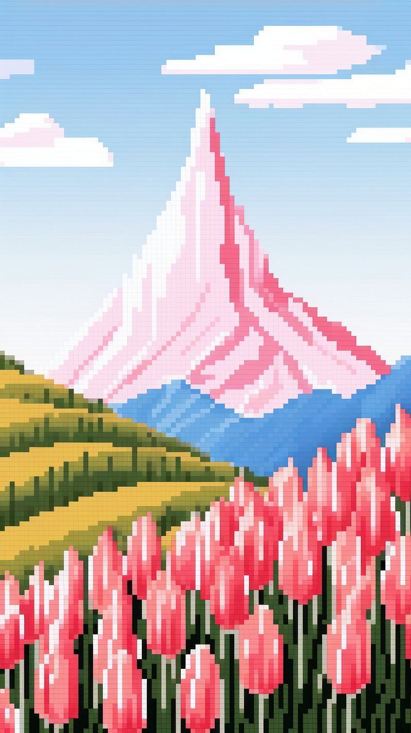 800x1427 Pixel Dino Background Image Wallpaper