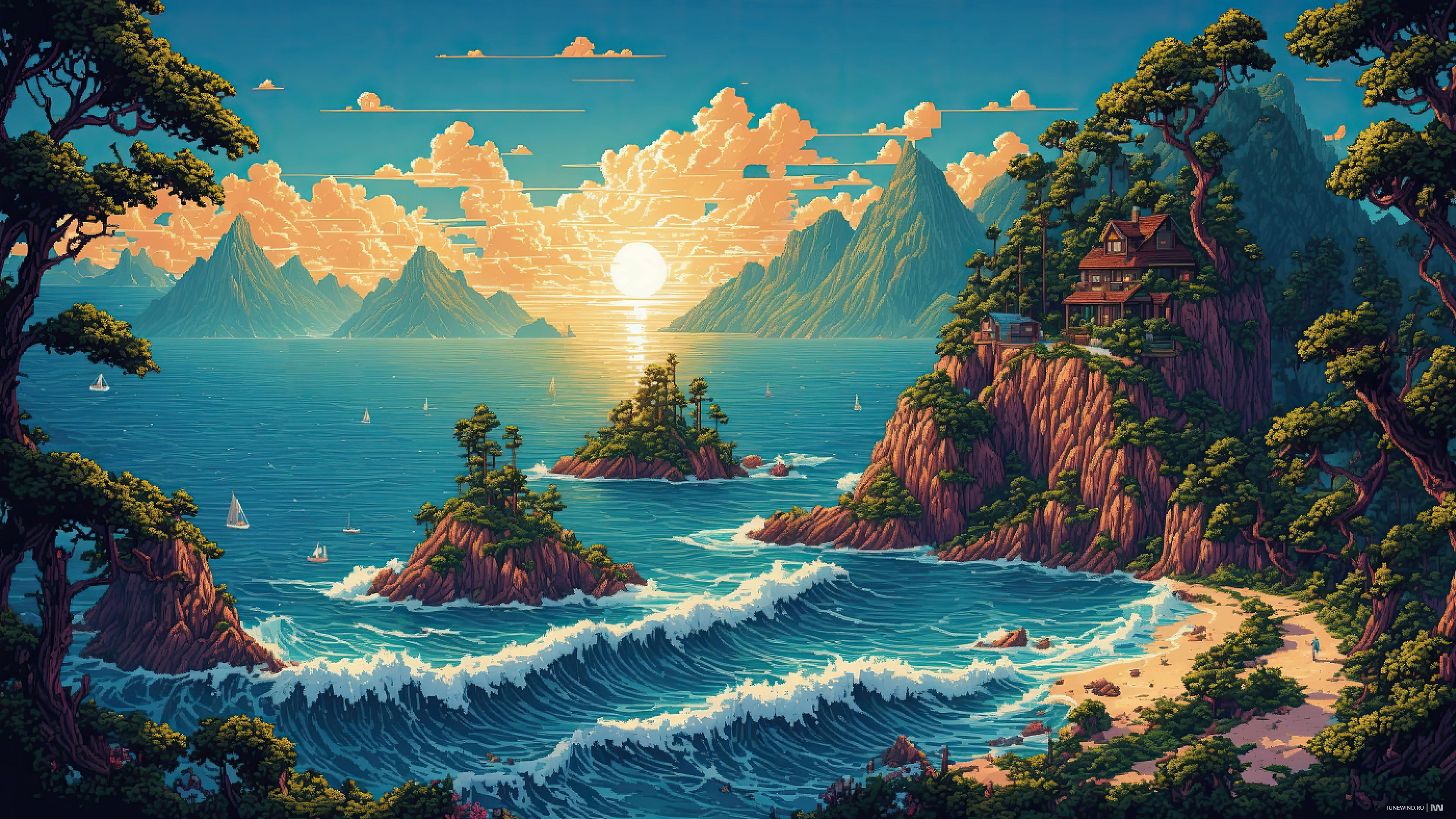 3840x2160 Pixel Tropic