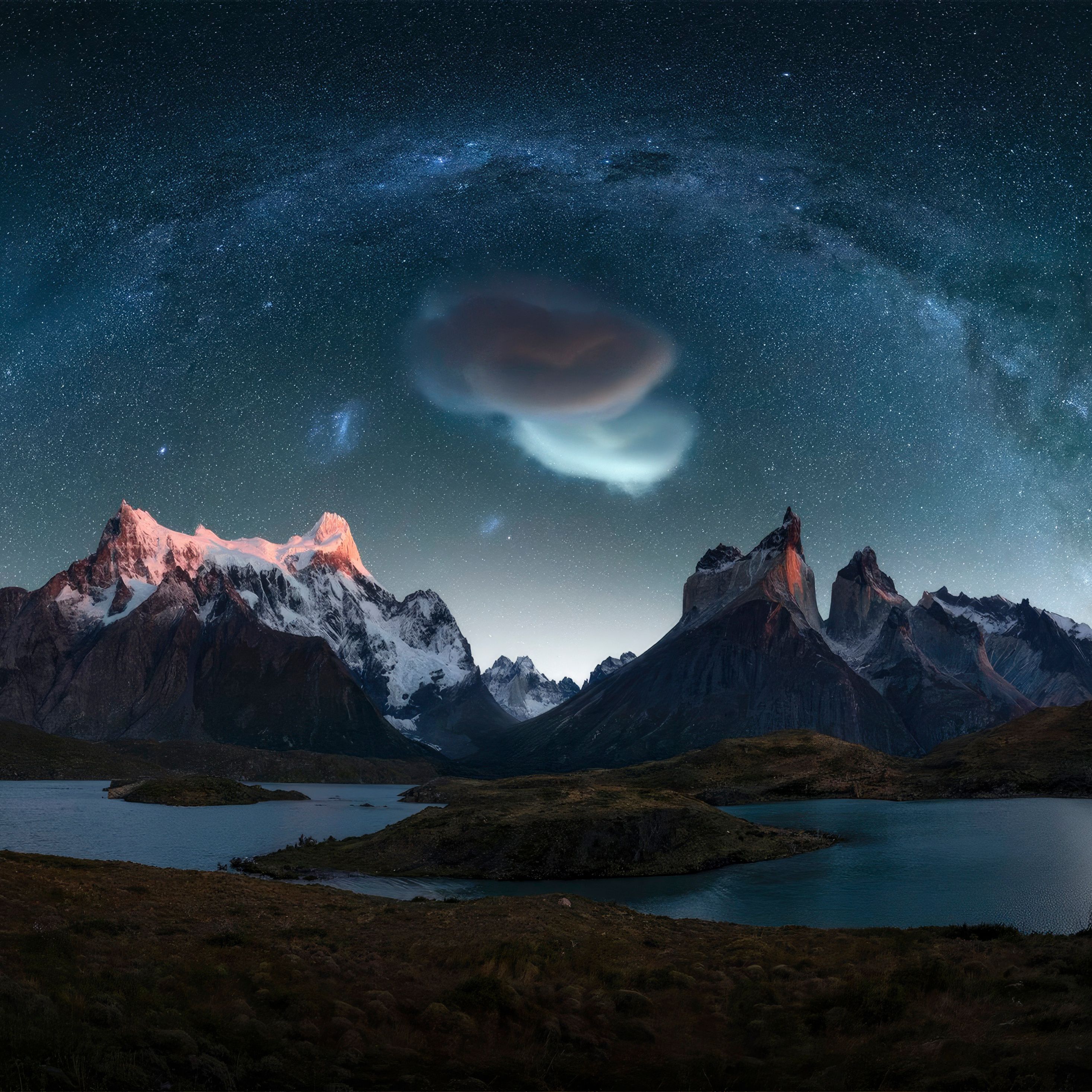 2932x2932 Majestic Mountains At Their Pinnacle iPad Pro Retina Display , HD 4k Wallpaper, Image, Background, Photos and Picture