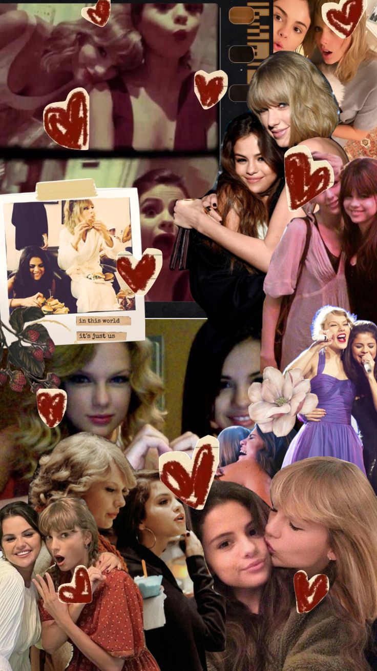 736x1308 Check out xrosedit's Shuffles Besties #taylorswift #selenagomez #taylena. Taylor swift selena gomez wallpaper, Taylor and