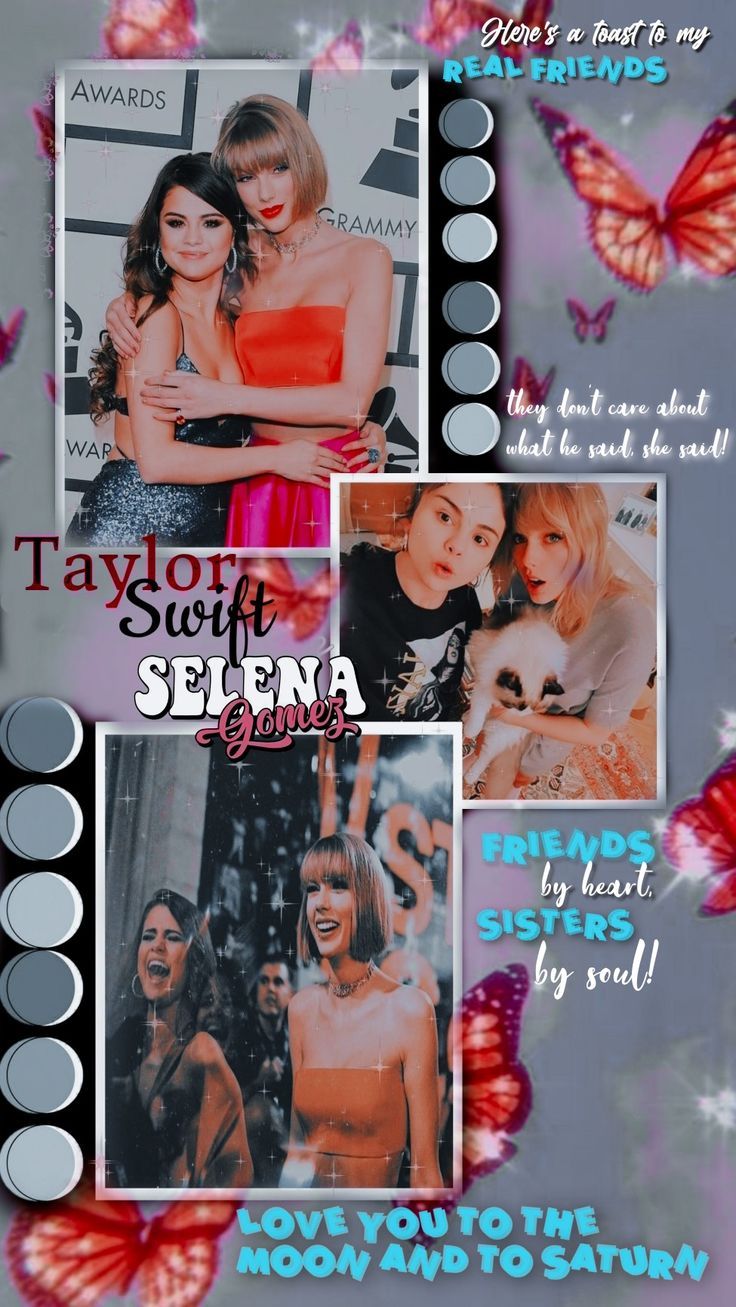 736x1307 Selena Gomez and Taylor Swift