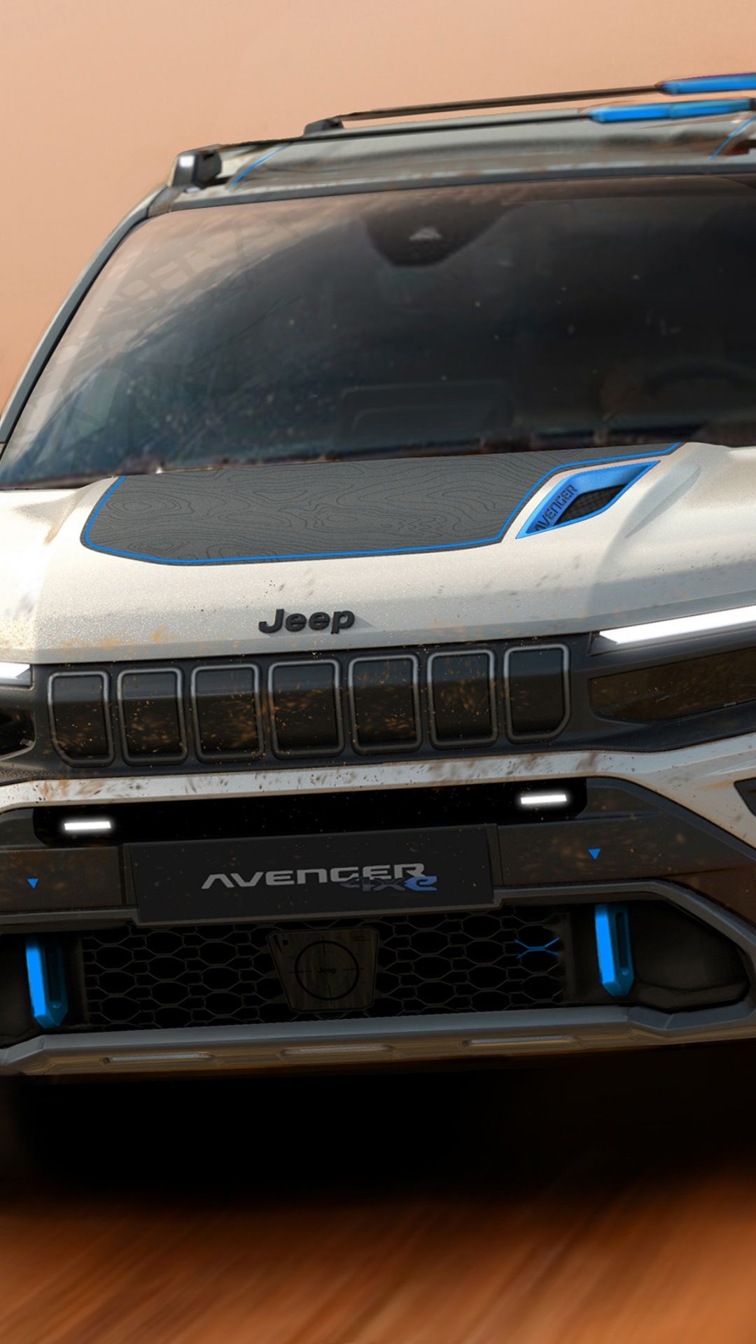 1080x1920 Jeep Avenger 4x4 Concept Wallpaper 4K, Off Road SUV