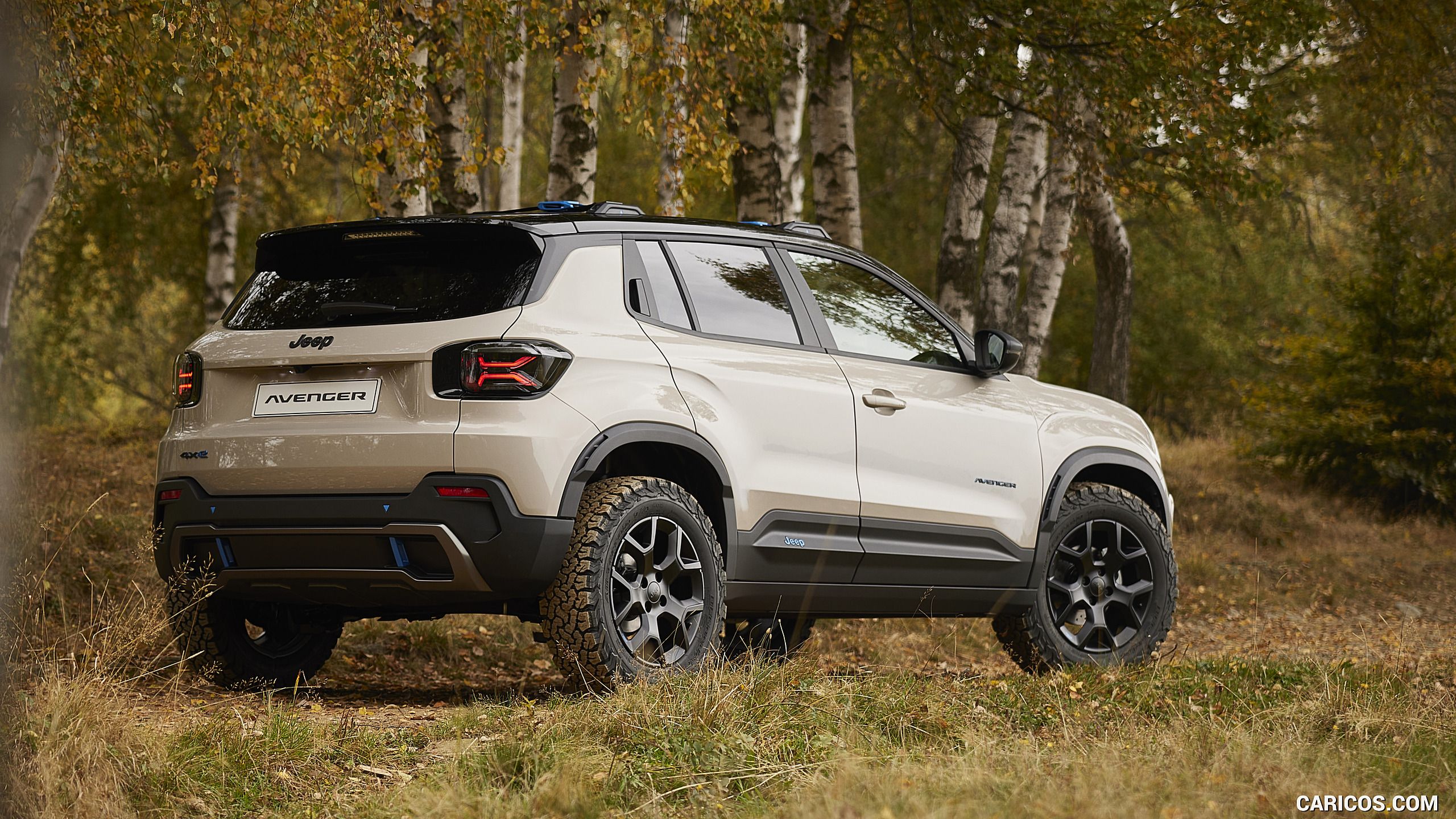 2560x1440 Jeep Avenger 4x4 ConceptMY. Rear Three Quarter