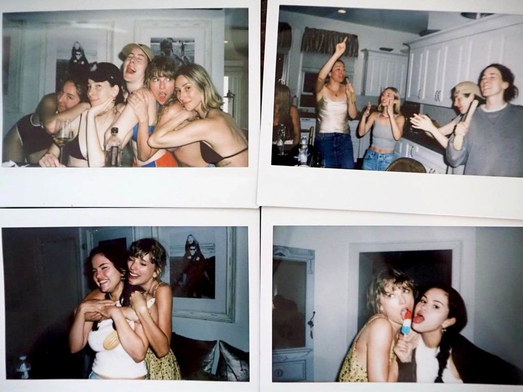 1024x768 Taylor Swift, Selena Gomez, Haim Embrace Single Summer in July Fourth Photo