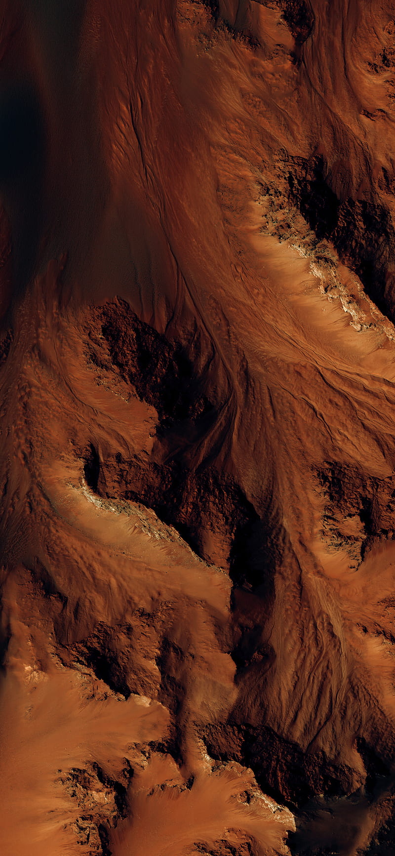 800x1733 HD mars surface wallpaper